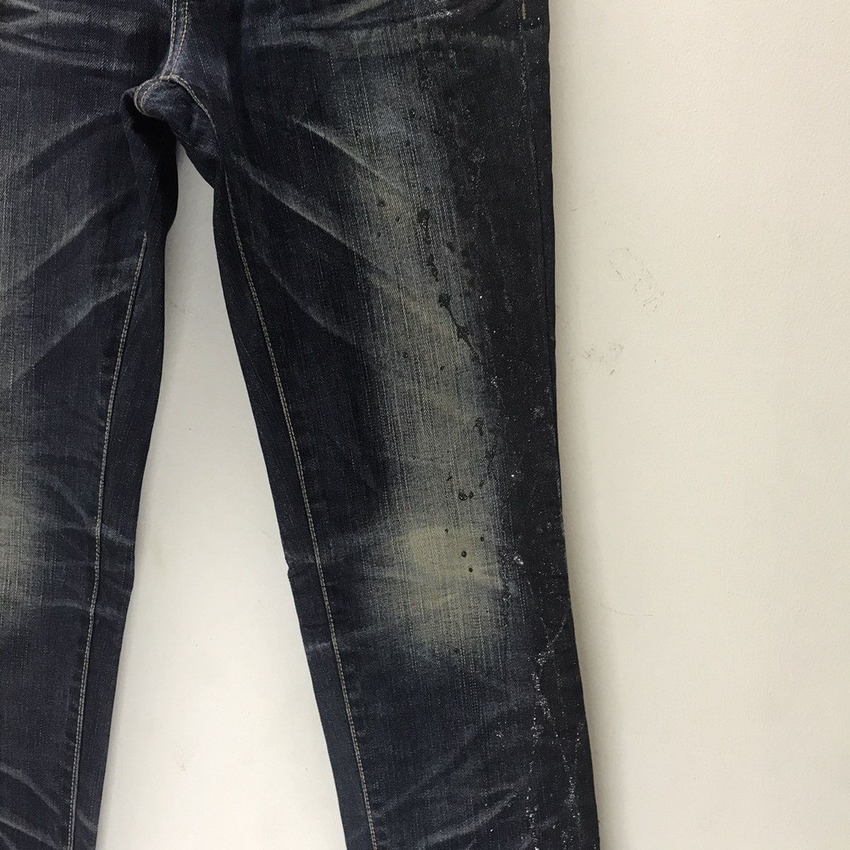 GOSTAR DE FUGA Gostar De Fuga Whisker Coated Denim Jeans Size US 29 - 8 Thumbnail