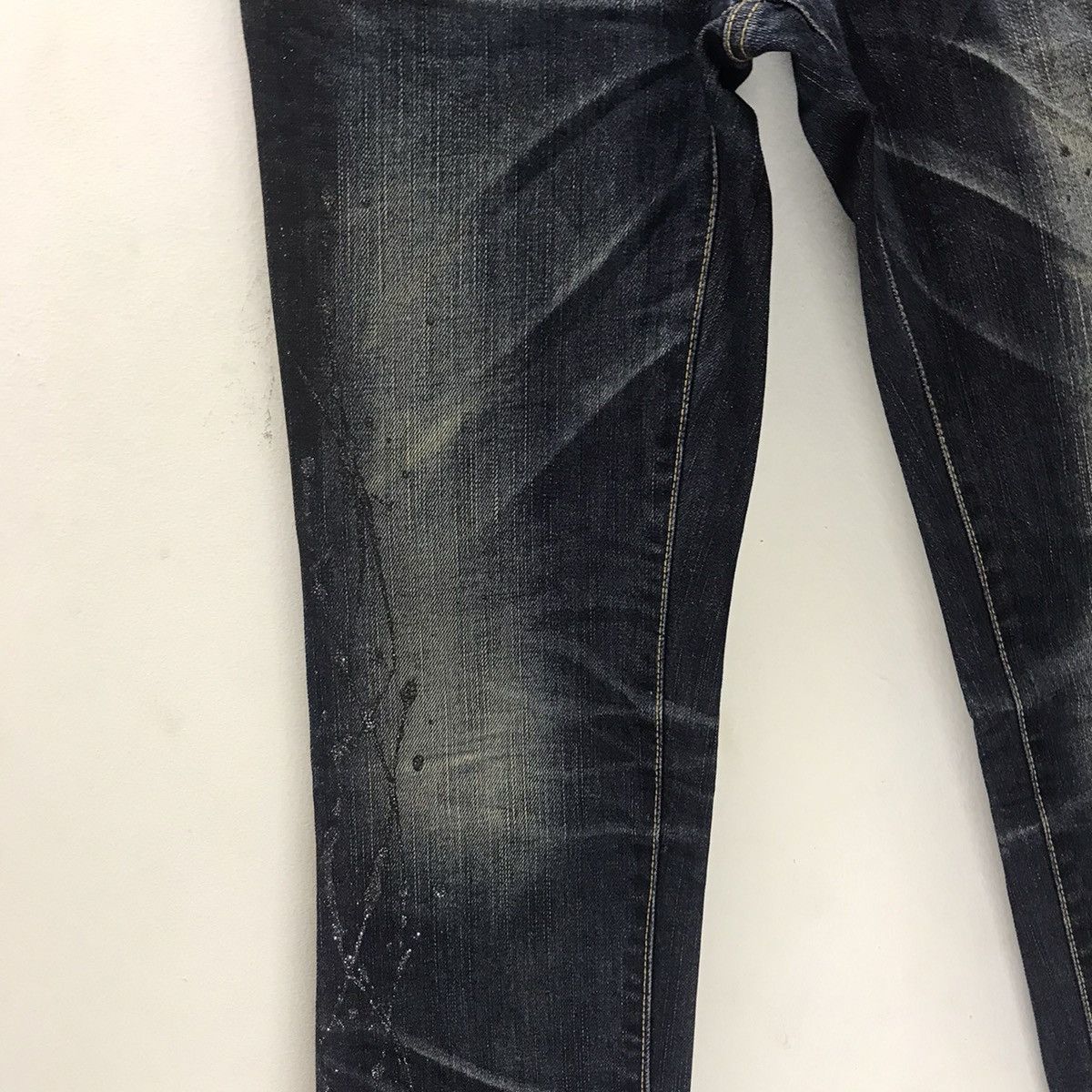 GOSTAR DE FUGA Gostar De Fuga Whisker Coated Denim Jeans Size US 29 - 7 Thumbnail