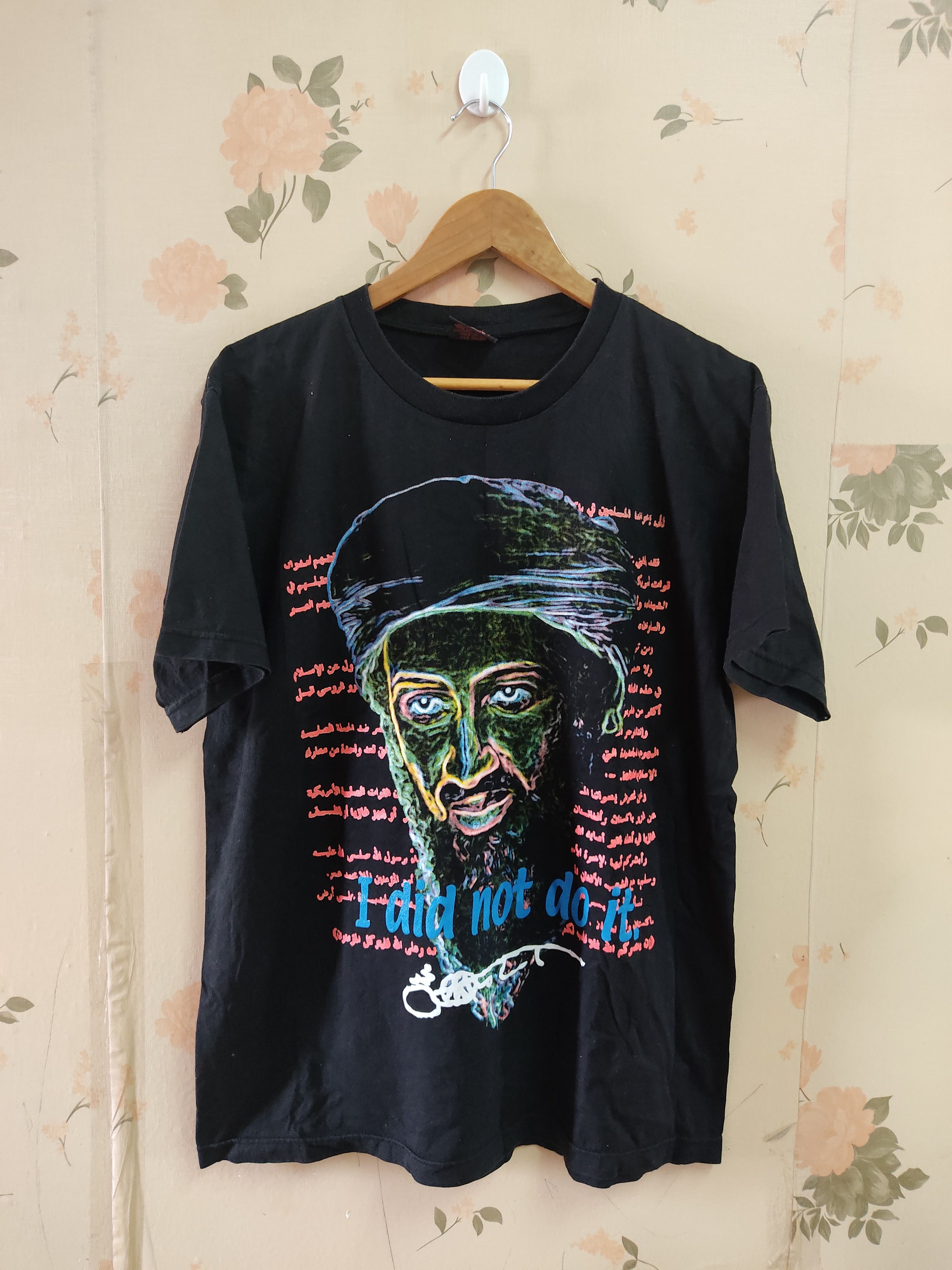 Rap Tees Vintage OSAMA BIN LADEN Tshirt Size US L / EU 52-54 / 3 - 1 Thumbnail