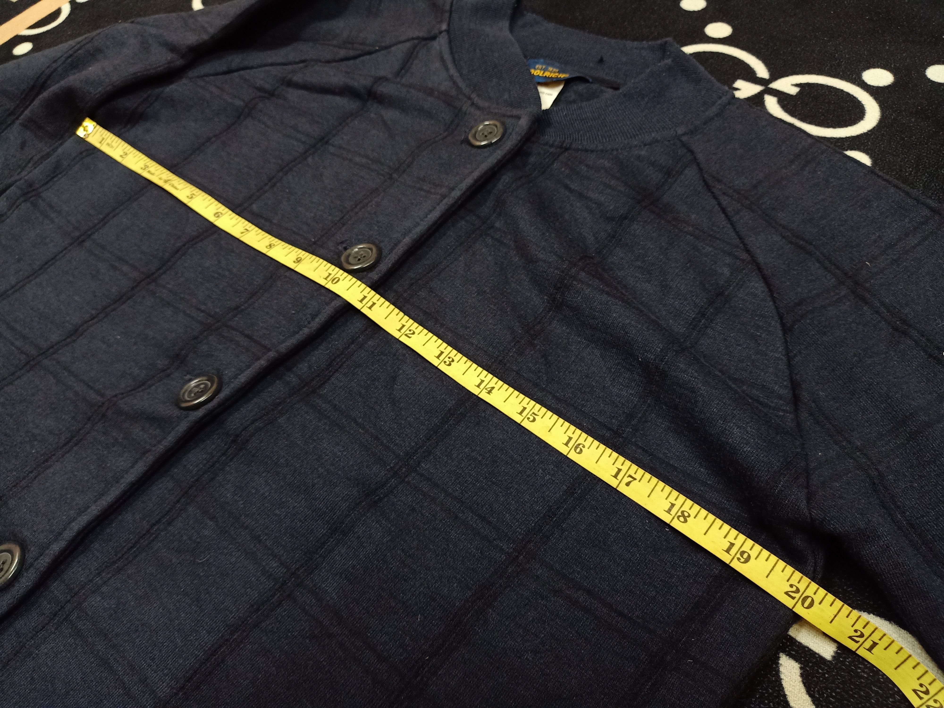 Woolrich Woolen Mills WOOLRICH Navy Color Fleece Full Button Sweater Cardigan Size US M / EU 48-50 / 2 - 9 Thumbnail
