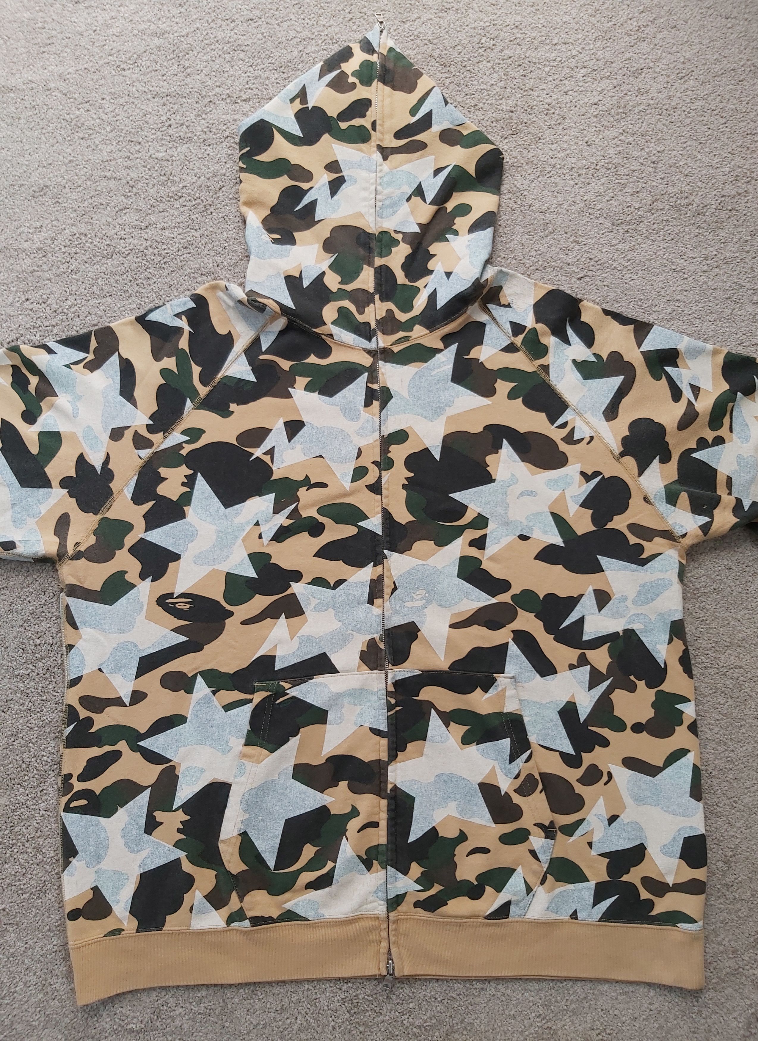 Bape Bape Star Full Zip Hoodie Size US XL / EU 56 / 4 - 1 Thumbnail