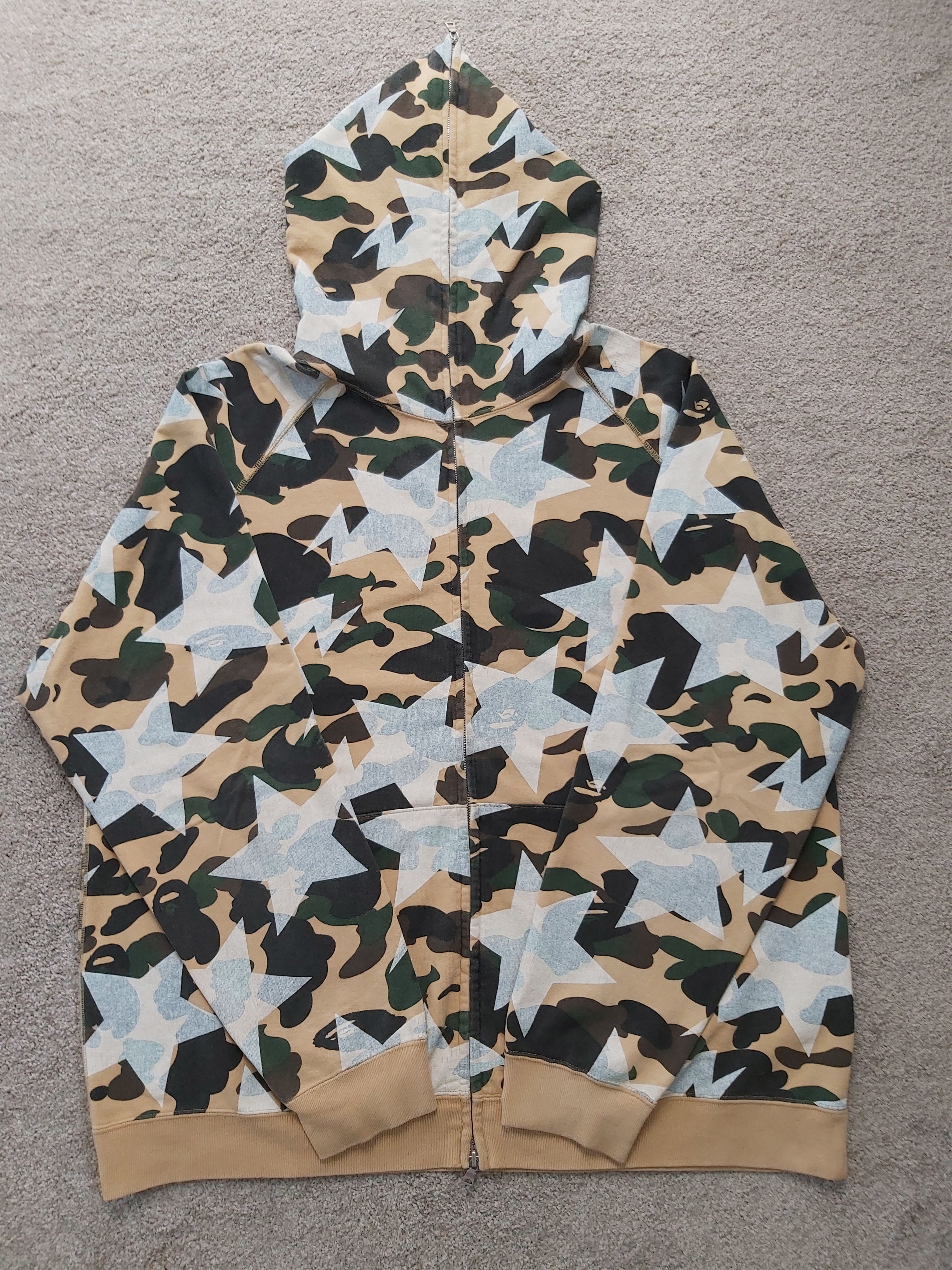 Bape Bape Star Full Zip Hoodie Size US XL / EU 56 / 4 - 2 Thumbnail