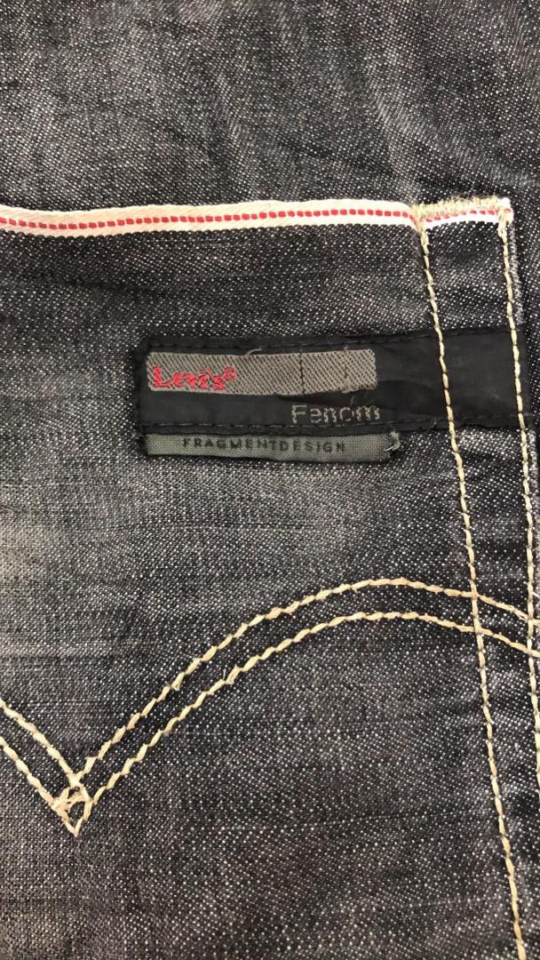 Fragment Design × Levi's × Vintage Vtg Levis x Fragment Design Selvedge Straight Cut Size US 32 / EU 48 - 11 Thumbnail