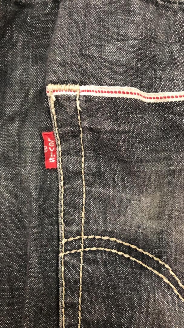Fragment Design × Levi's × Vintage Vtg Levis x Fragment Design Selvedge Straight Cut Size US 32 / EU 48 - 9 Thumbnail
