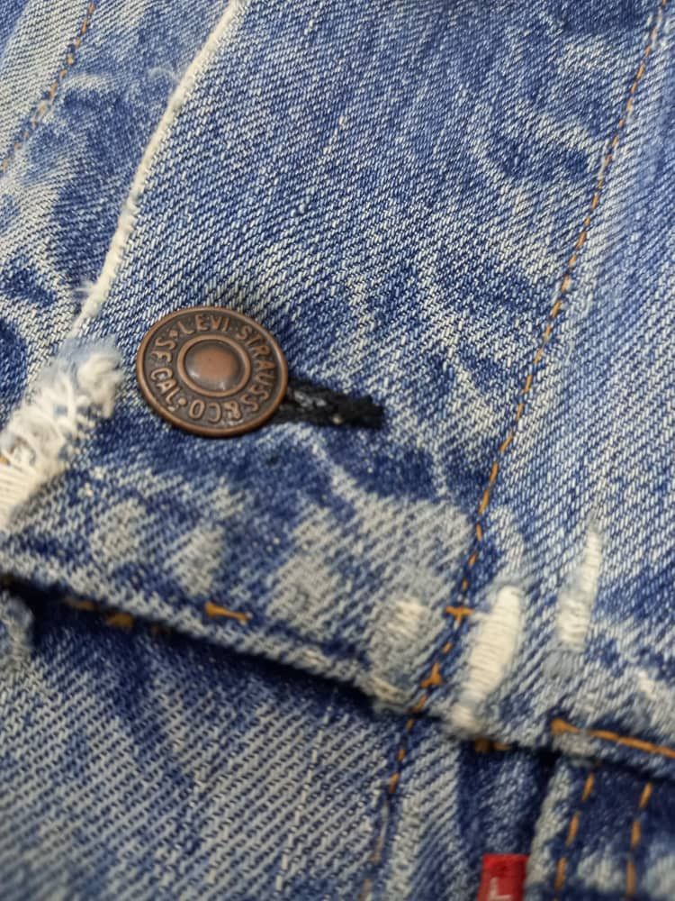 Levi's Vintage Levis Big E Vest Jacket Jeans Distressed Size US M / EU 48-50 / 2 - 7 Thumbnail
