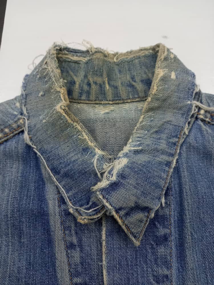 Levi's Vintage Levis Big E Vest Jacket Jeans Distressed Size US M / EU 48-50 / 2 - 4 Thumbnail