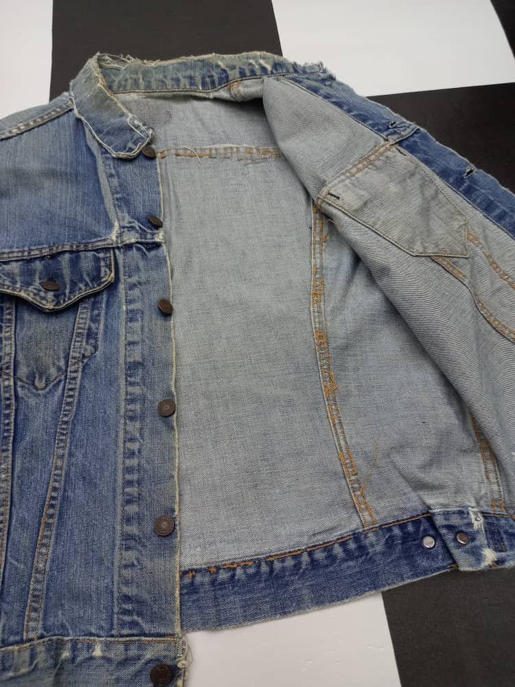 Levi's Vintage Levis Big E Vest Jacket Jeans Distressed Size US M / EU 48-50 / 2 - 9 Thumbnail