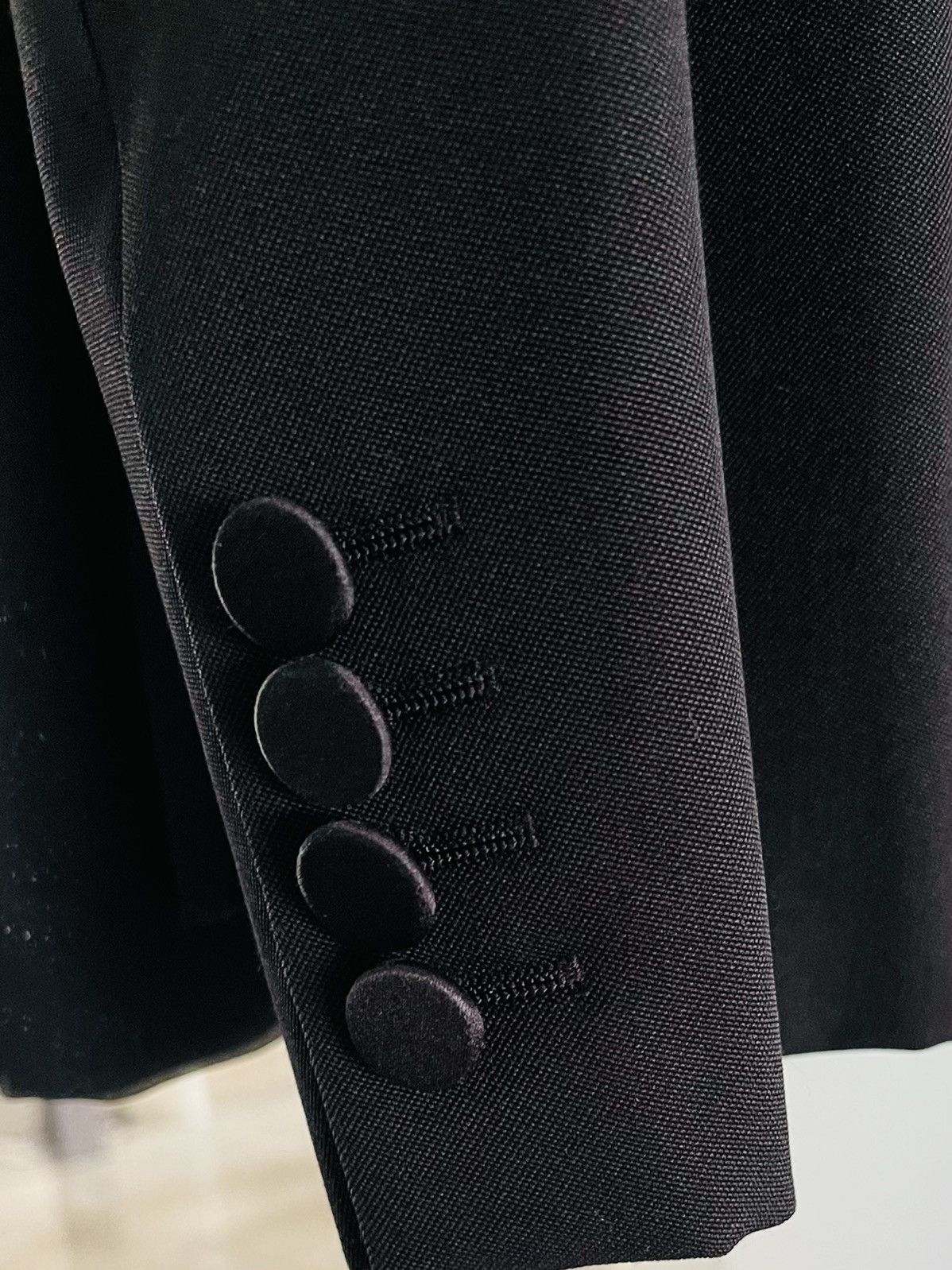 Saint Laurent Paris 2018 Iconic Le Smoking Blazer Size 54L - 3 Thumbnail
