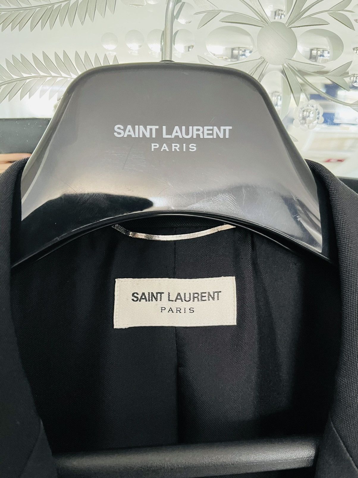 Saint Laurent Paris 2018 Iconic Le Smoking Blazer Size 54L - 5 Thumbnail