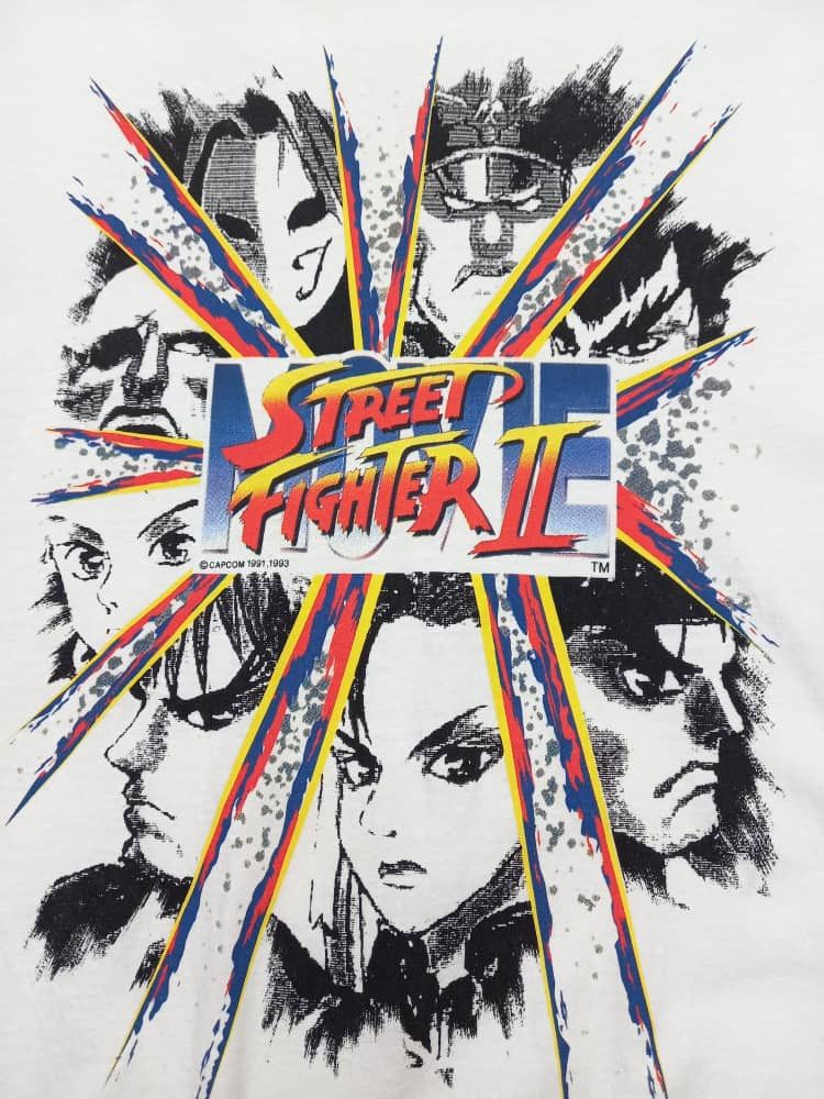 Anime Vintage 90s Capcom Street Fighter II Tee Size US L / EU 52-54 / 3 - 2 Thumbnail
