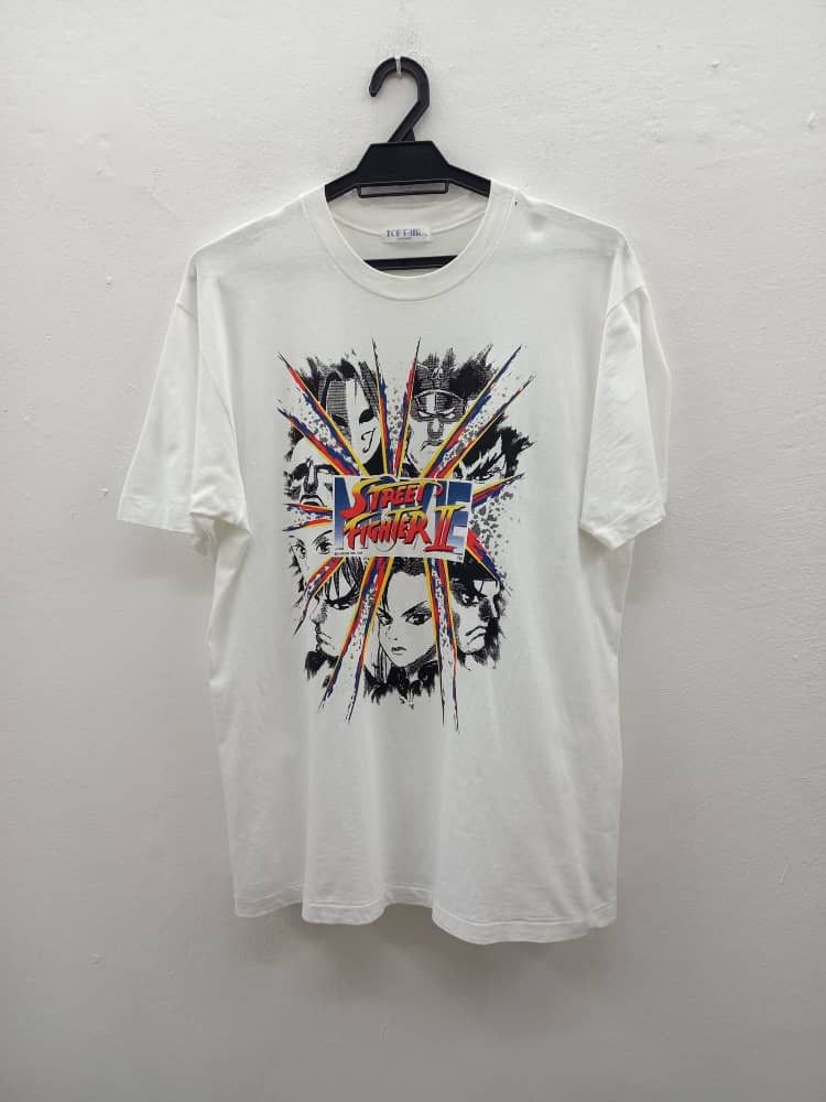 Anime Vintage 90s Capcom Street Fighter II Tee Size US L / EU 52-54 / 3 - 1 Thumbnail