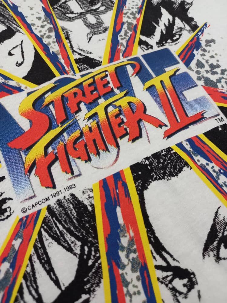 Anime Vintage 90s Capcom Street Fighter II Tee Size US L / EU 52-54 / 3 - 3 Thumbnail