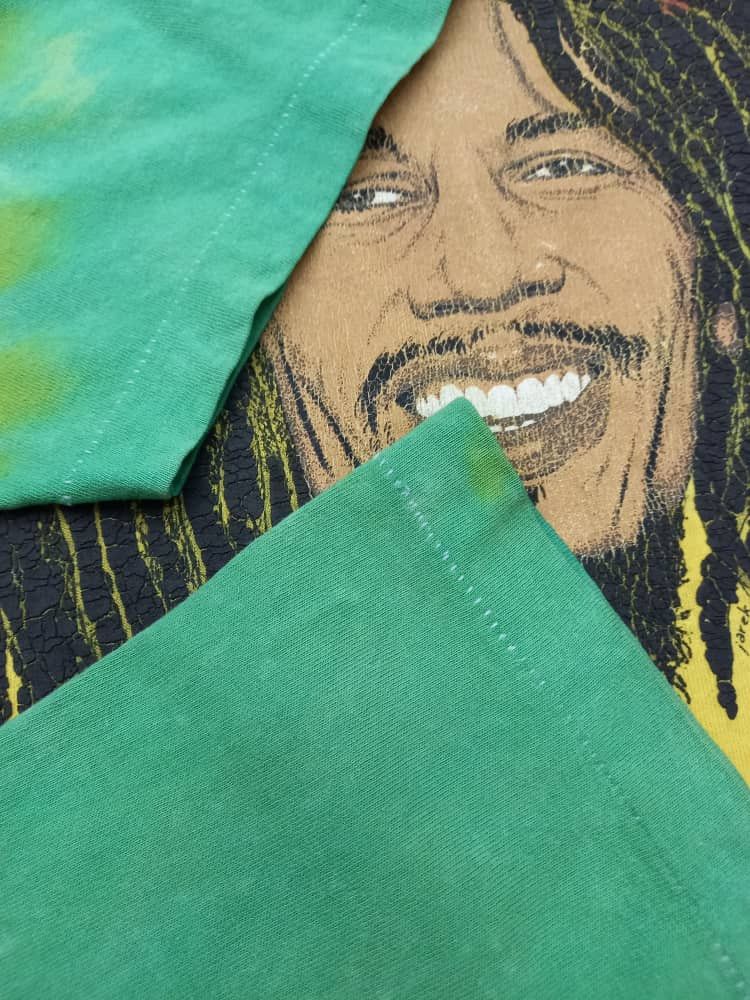 Band Tees × Bob Marley × Vintage Vintage 90s Bob Marley Tie Dye Size US XL / EU 56 / 4 - 5 Thumbnail