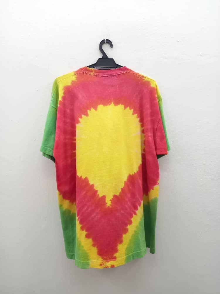 Band Tees × Bob Marley × Vintage Vintage 90s Bob Marley Tie Dye Size US XL / EU 56 / 4 - 9 Thumbnail