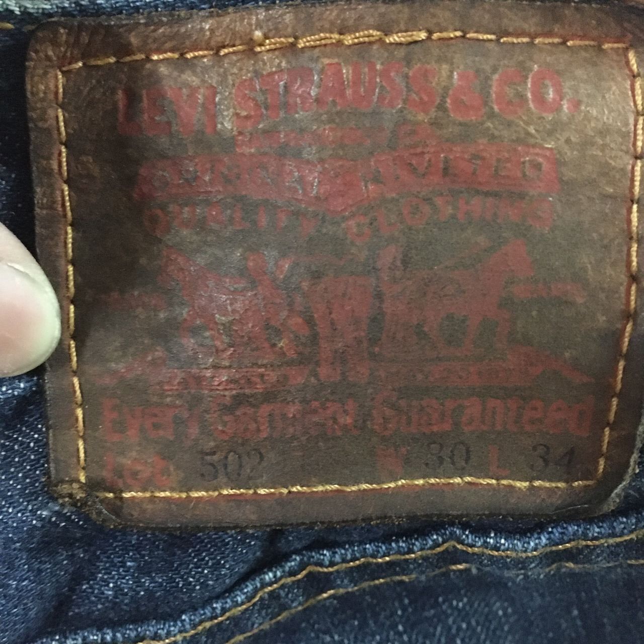 Levi's × Levi's Made & Crafted × Levi's Vintage Clothing Vintage Levi’s 502 Distressed Denim jeans made in Japan Size US 29 - 10 Thumbnail