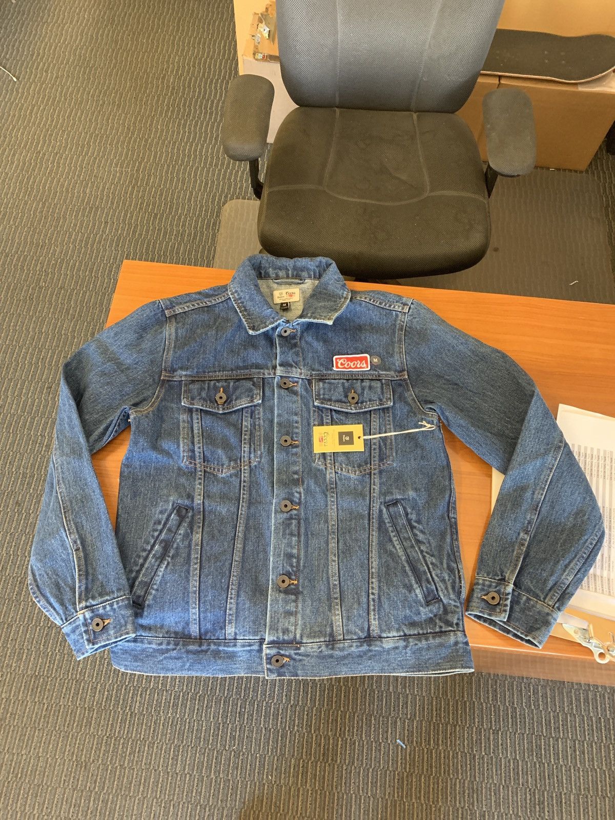 Brixton Coors Banquet Denim Jacket Grailed