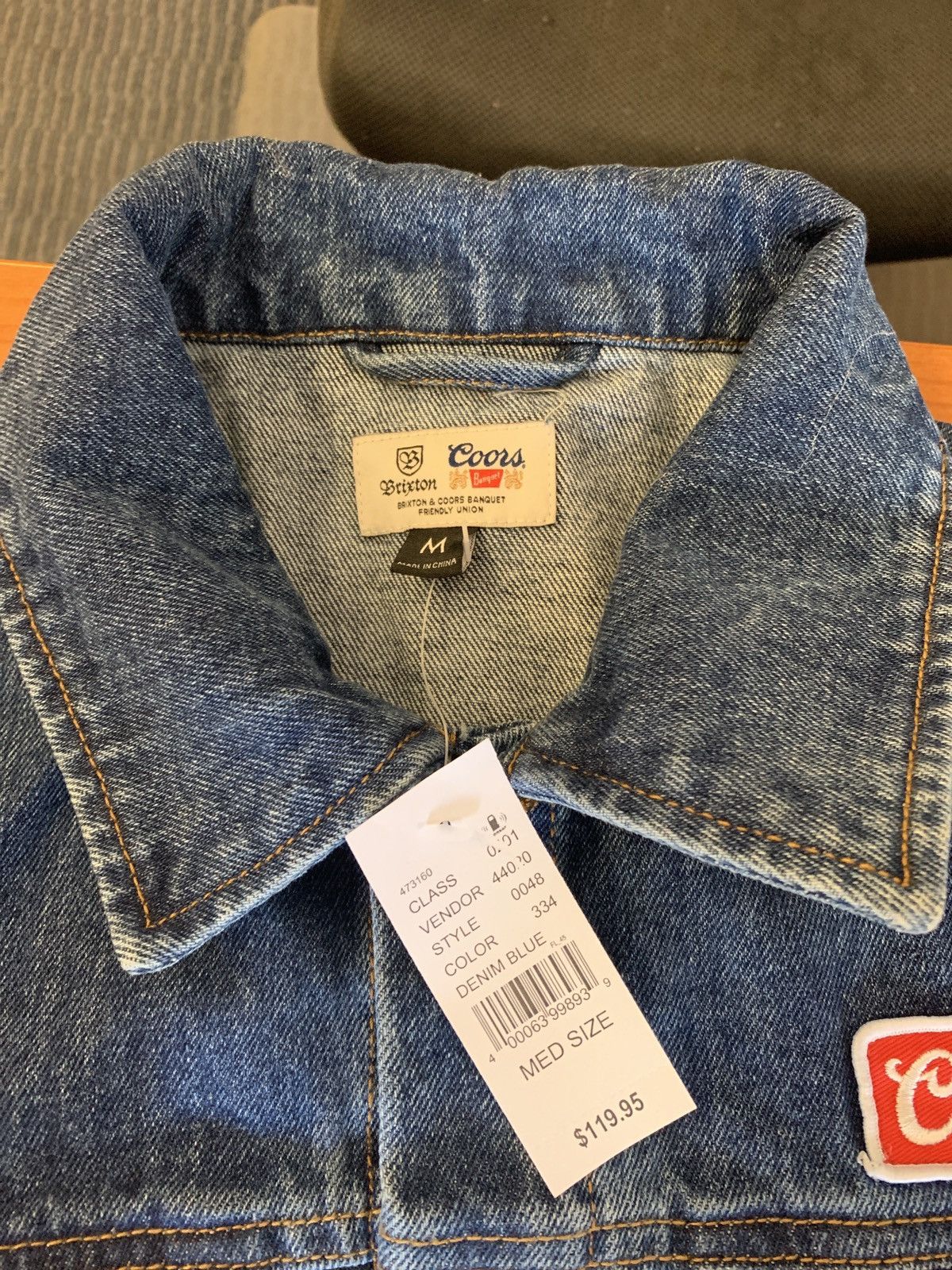 Brixton Coors Banquet Denim Jacket Grailed