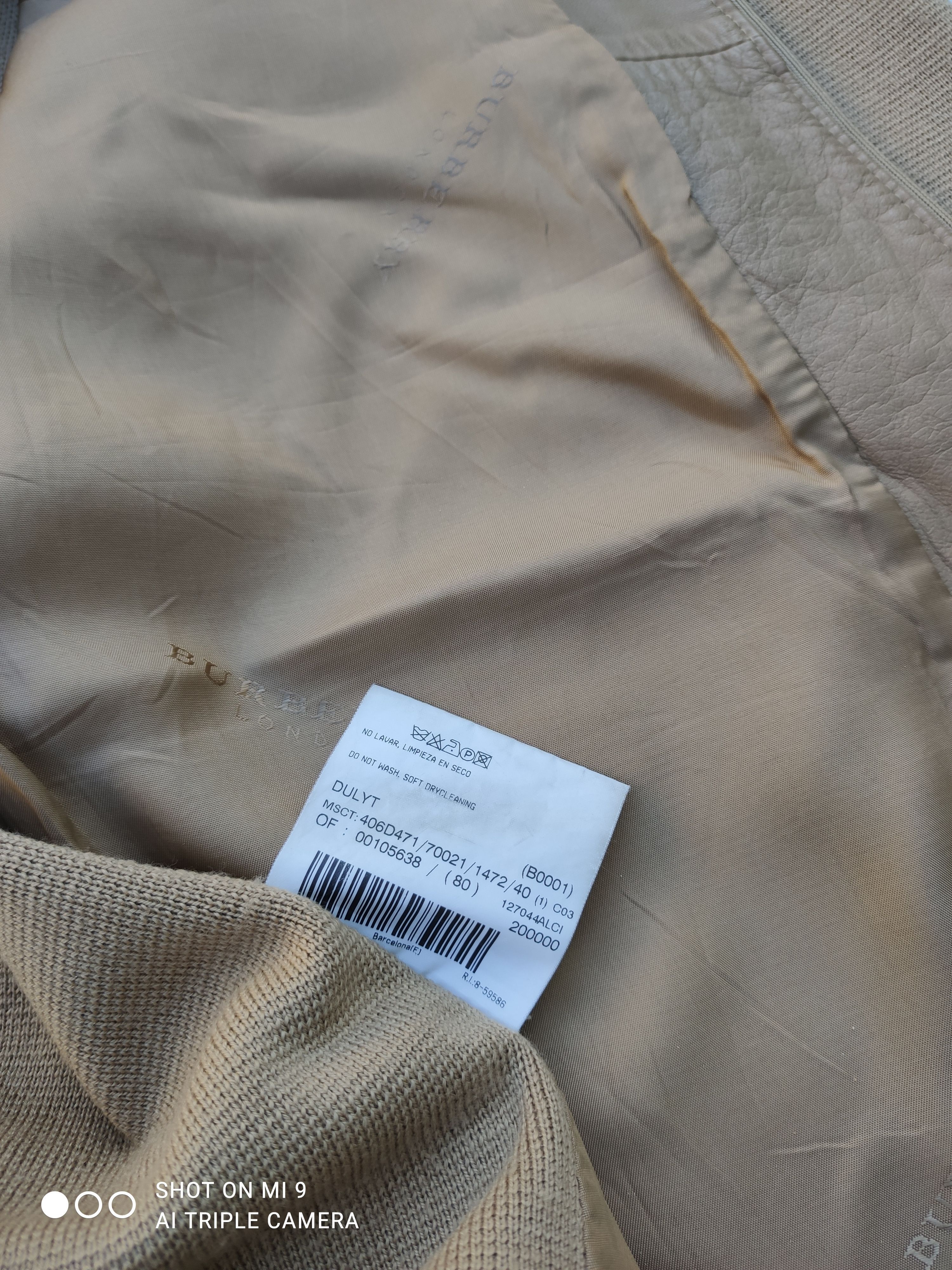 Burberry Vintage beautiful burberry leather wool biege acket Size US M / EU 48-50 / 2 - 6 Thumbnail