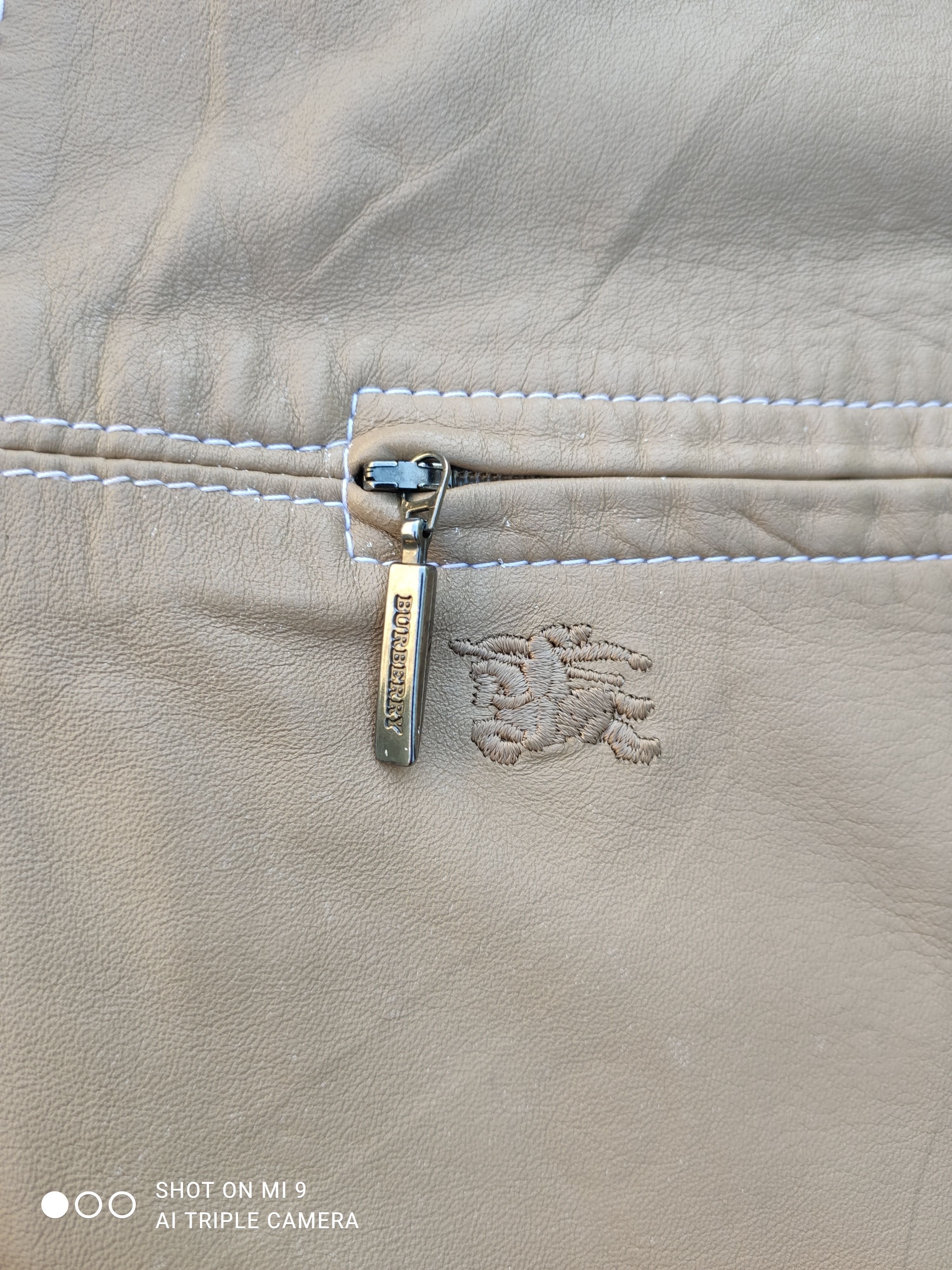 Burberry Vintage beautiful burberry leather wool biege acket Size US M / EU 48-50 / 2 - 8 Thumbnail
