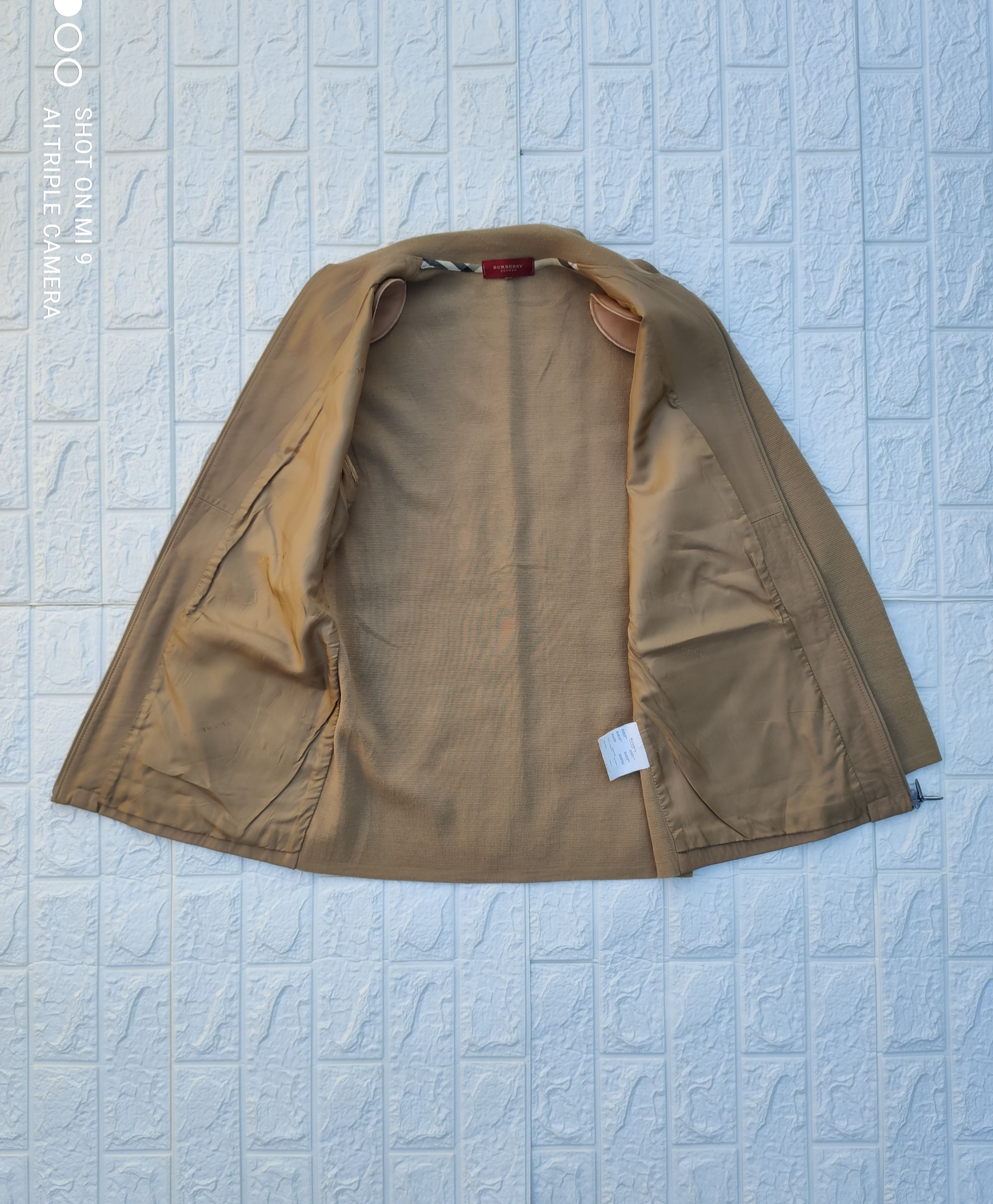 Burberry Vintage beautiful burberry leather wool biege acket Size US M / EU 48-50 / 2 - 3 Thumbnail