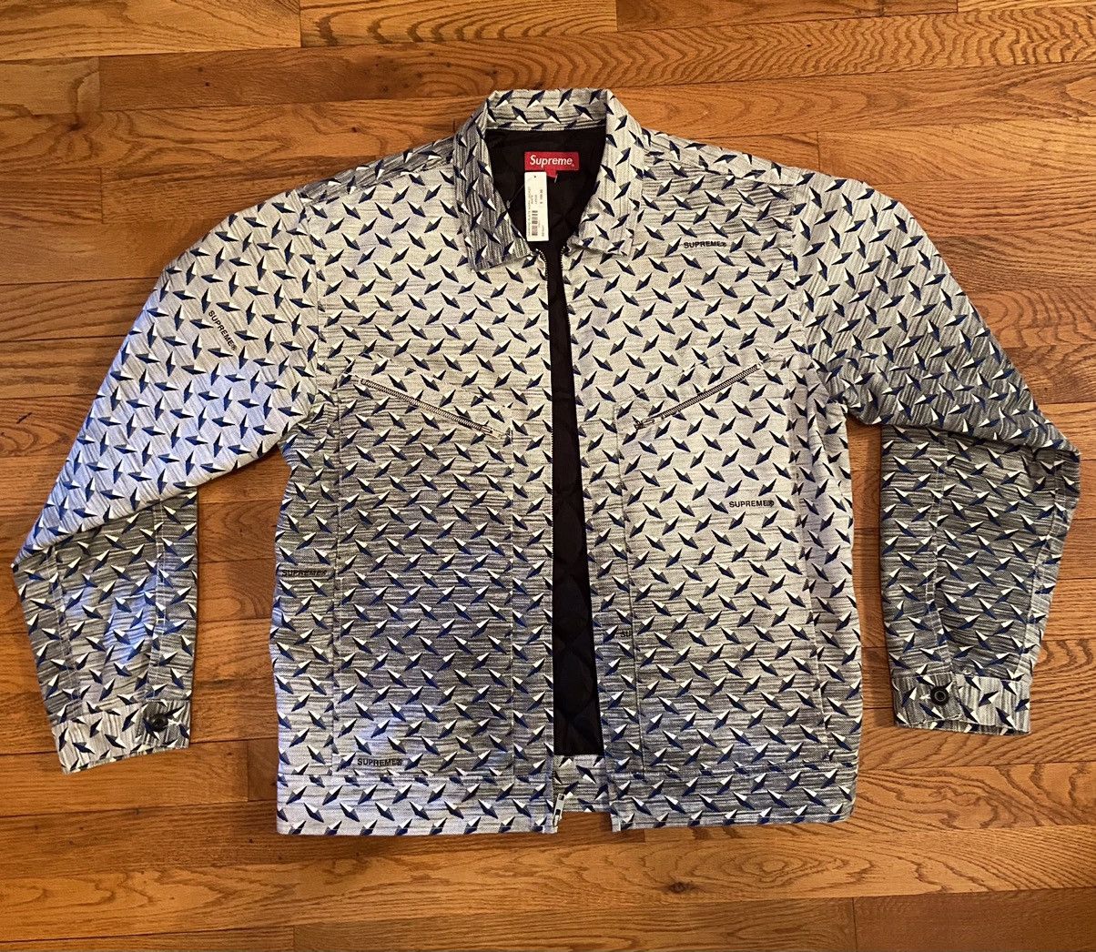 Supreme Supreme Diamond Plate Work Jacket SS19 Grailed