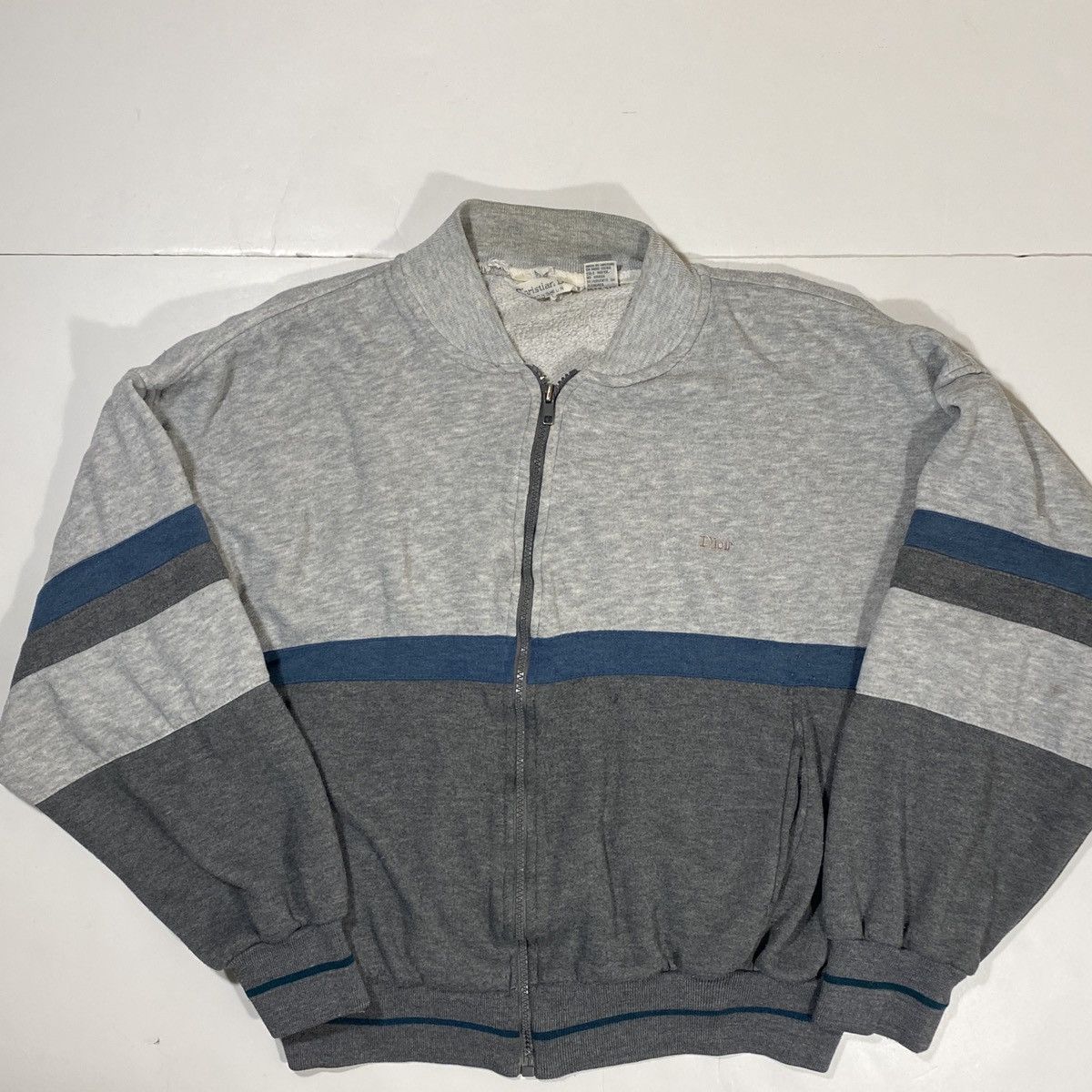 Christian Dior Monsieur × Vintage Vintage Christian Dior Zip Jacket Size US M / EU 48-50 / 2 - 2 Thumbnail