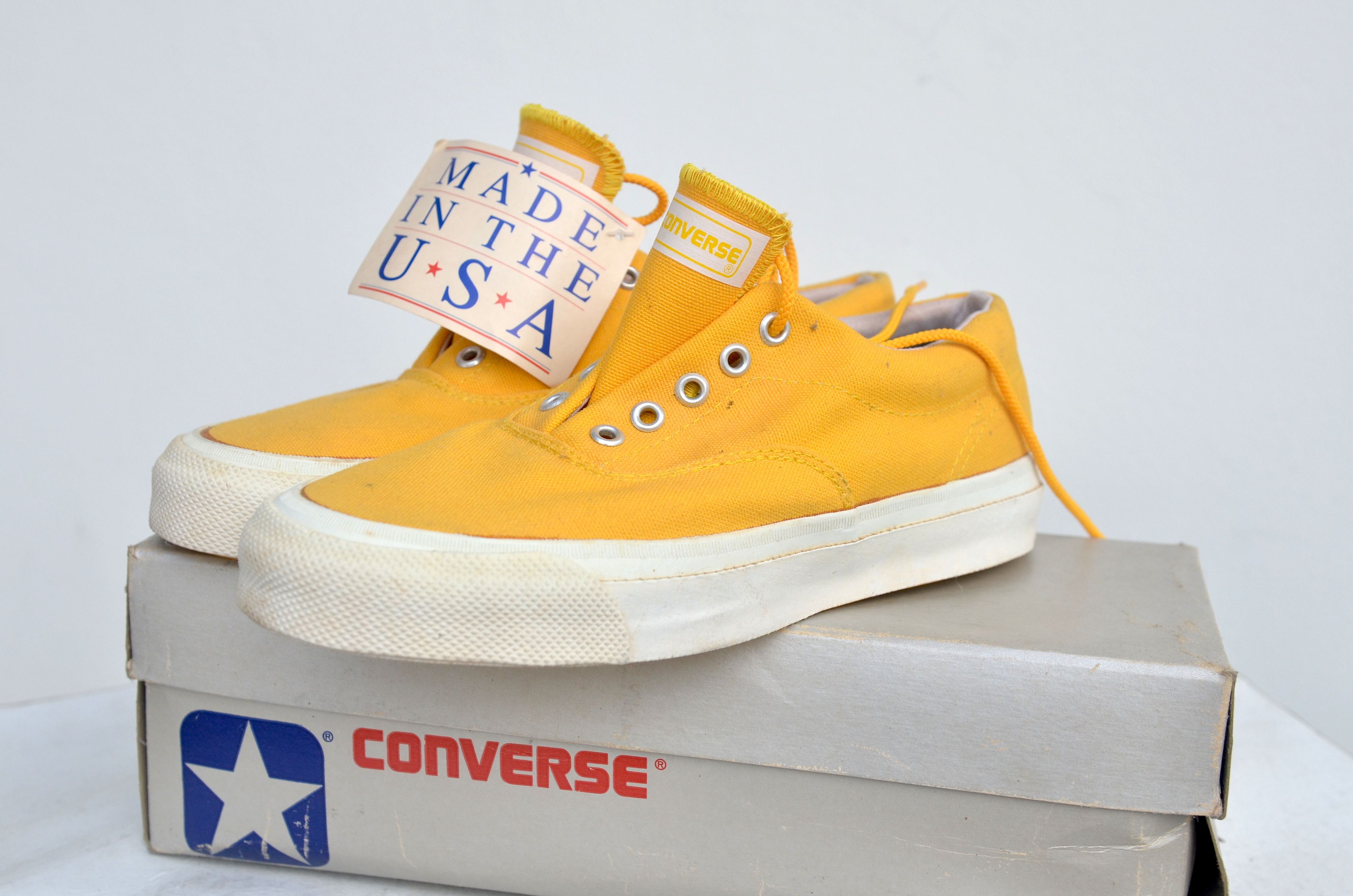 Converse vintage made best sale