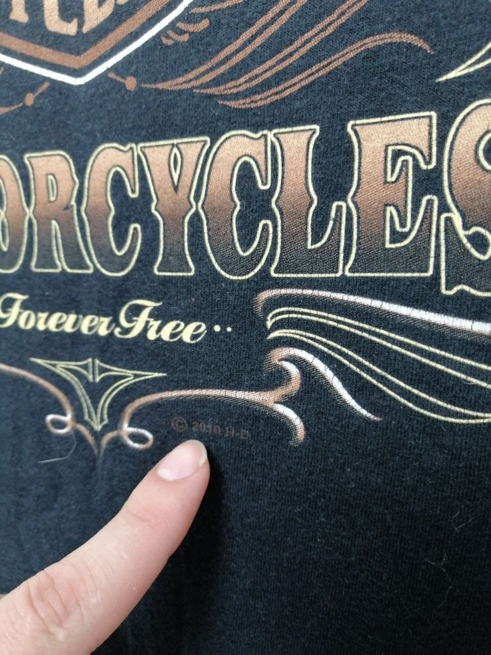 Harley Davidson × Vintage Harley Davidson Vintage Made In Usa 2010 tee Size US XL / EU 56 / 4 - 12 Thumbnail