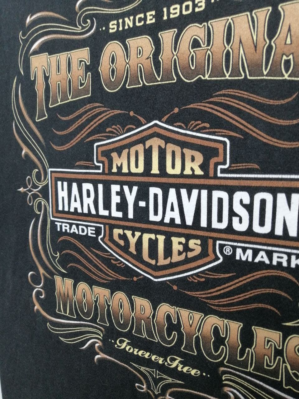 Harley Davidson × Vintage Harley Davidson Vintage Made In Usa 2010 tee Size US XL / EU 56 / 4 - 3 Thumbnail
