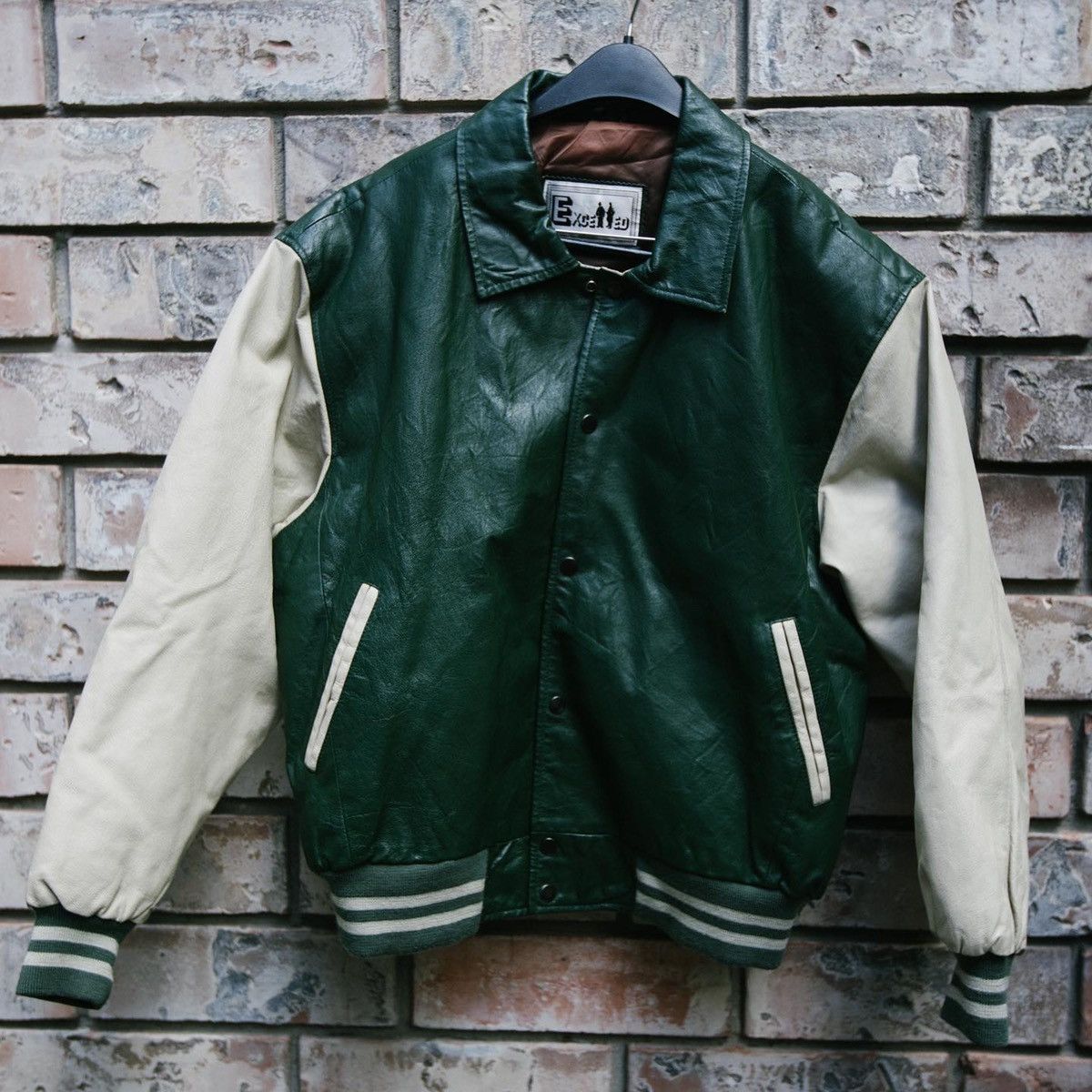 Vintage 1990 Collegiate Varsity Bomber Jacket | Grailed