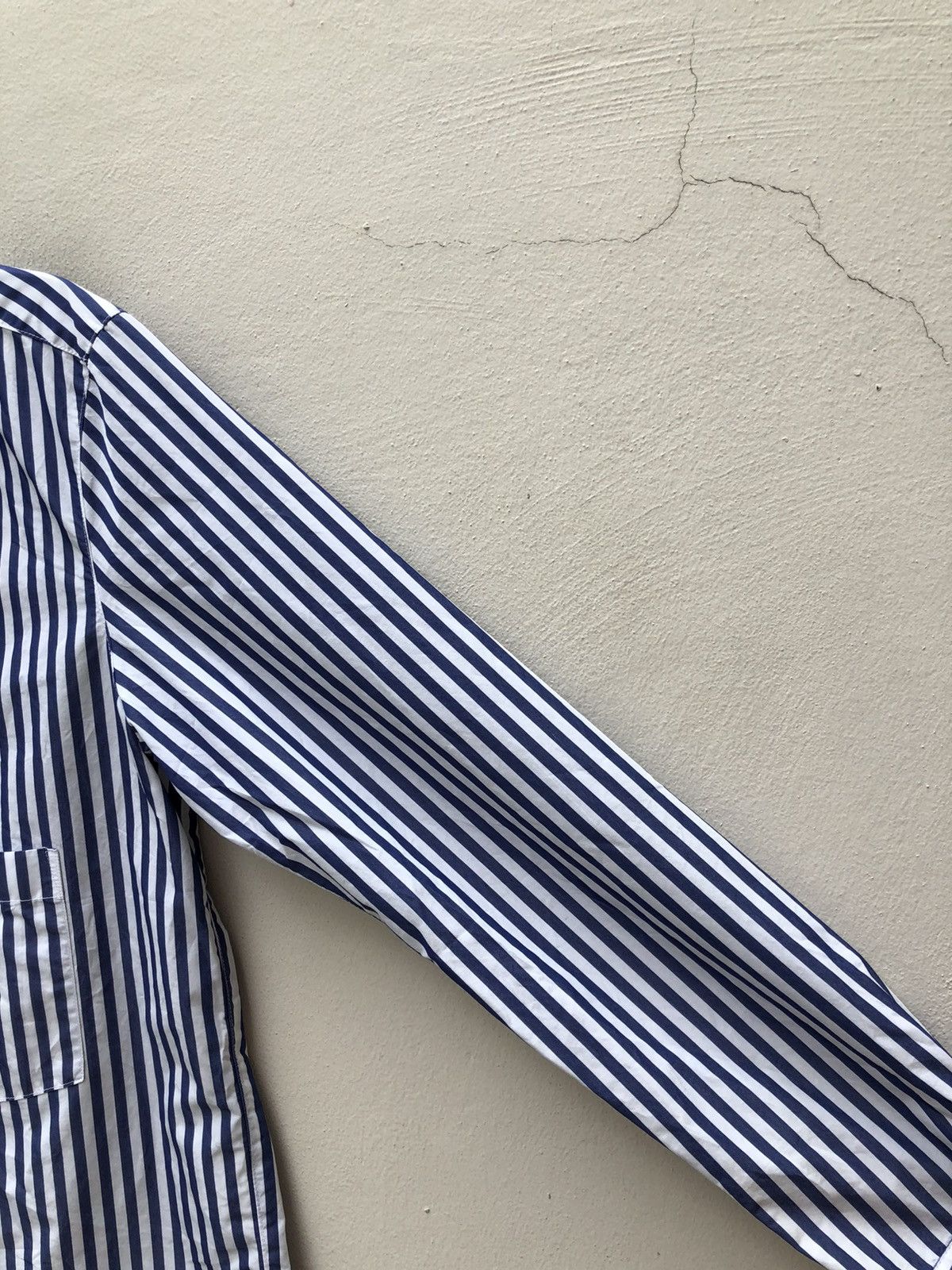 Manual Alphabet Manual Alphabet Japan Striped Lightweight Button Jacket Size US M / EU 48-50 / 2 - 6 Thumbnail