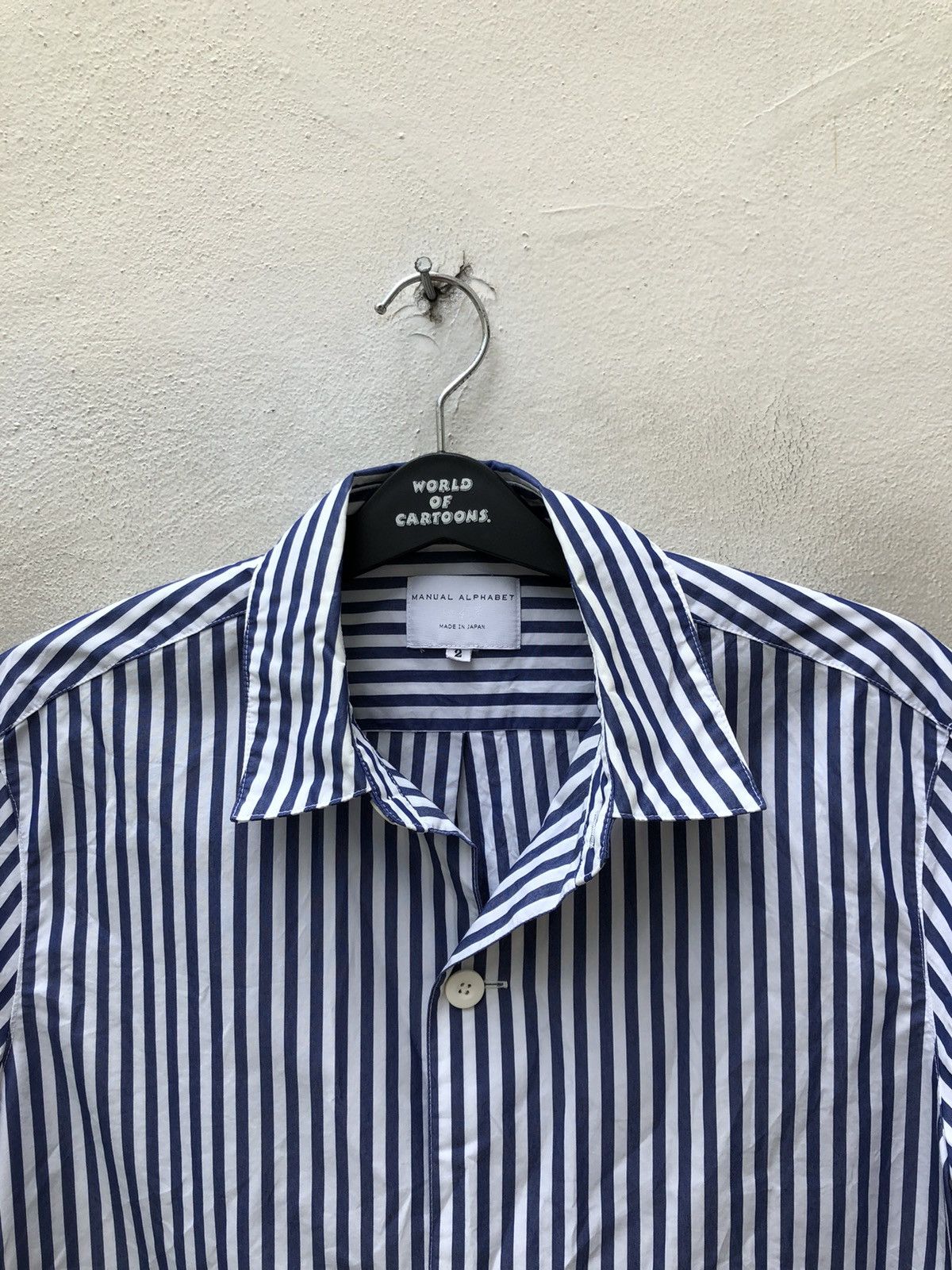 Manual Alphabet Manual Alphabet Japan Striped Lightweight Button Jacket Size US M / EU 48-50 / 2 - 4 Thumbnail
