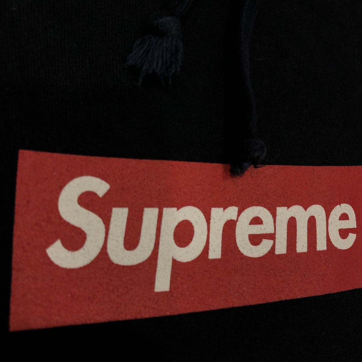 Supreme Supreme Navy Screen Print Box Logo Hoodie Size US L / EU 52-54 / 3 - 3 Thumbnail