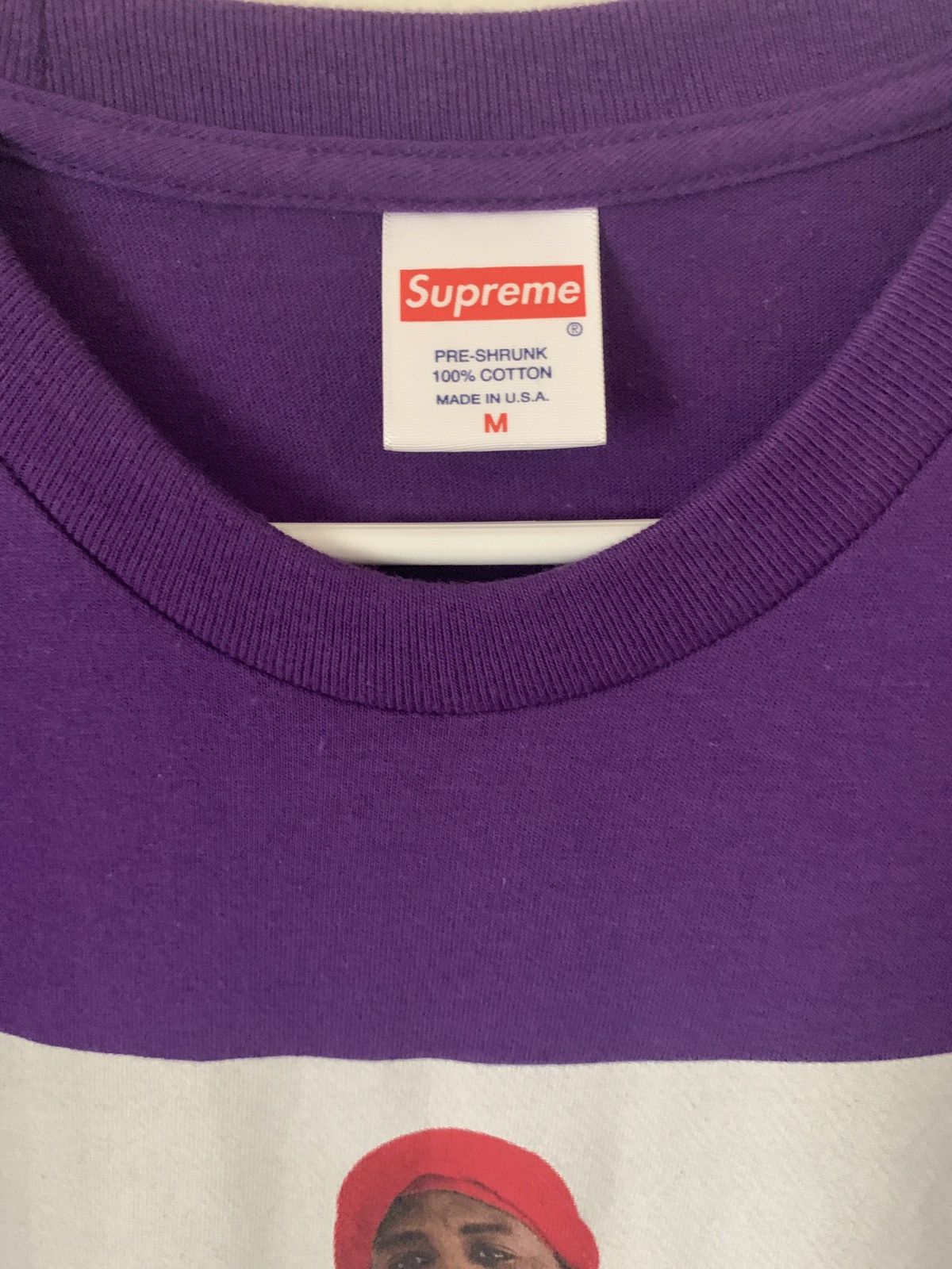 Supreme Gucci Mane Photo Tee purple