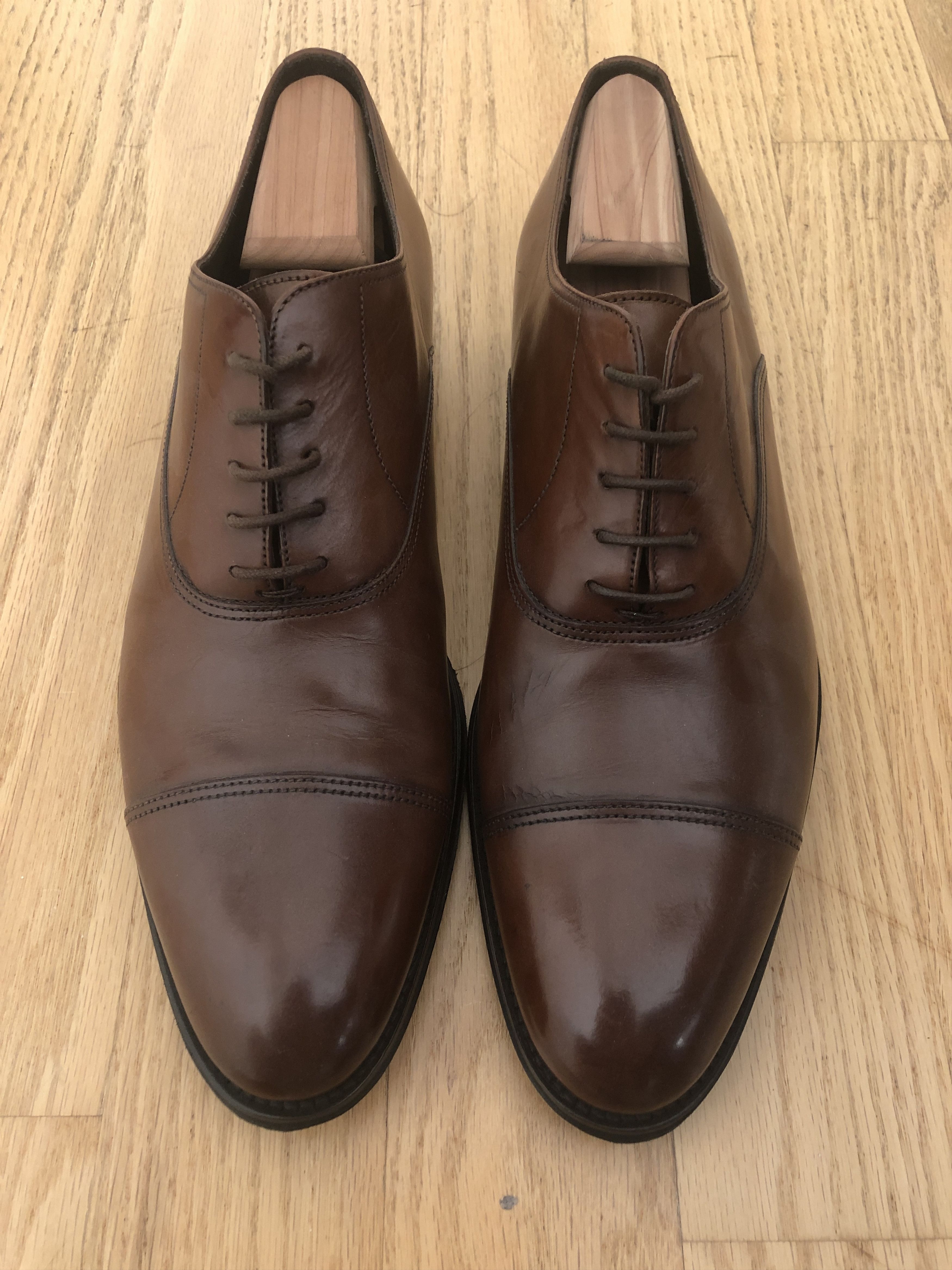 To Boot New York Aidan Brown Cap Toe Leather Oxfords, Size 9 Put your best foot forward — wherever the day takes you. The  main image 2