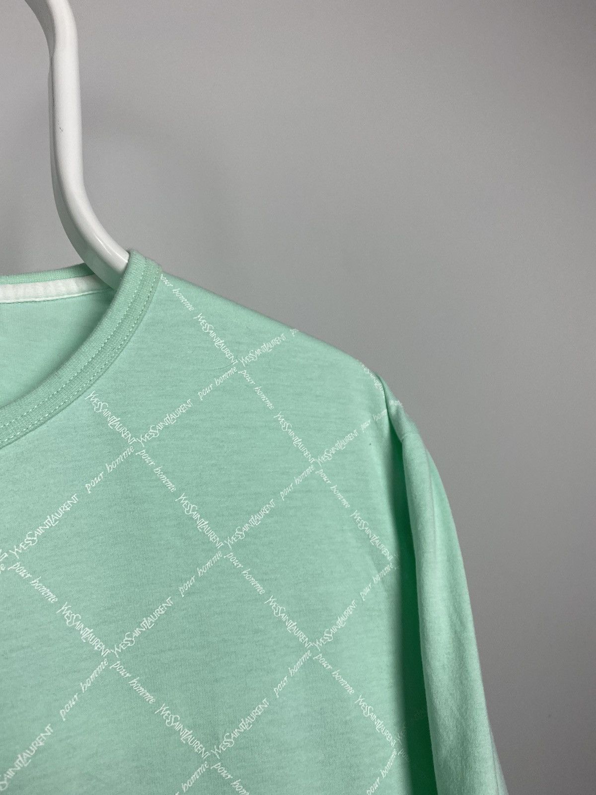 Vintage × Yves Saint Laurent Yves Saint Laurent vintage YSL multi logo monogram T-shirt Size US M / EU 48-50 / 2 - 4 Thumbnail