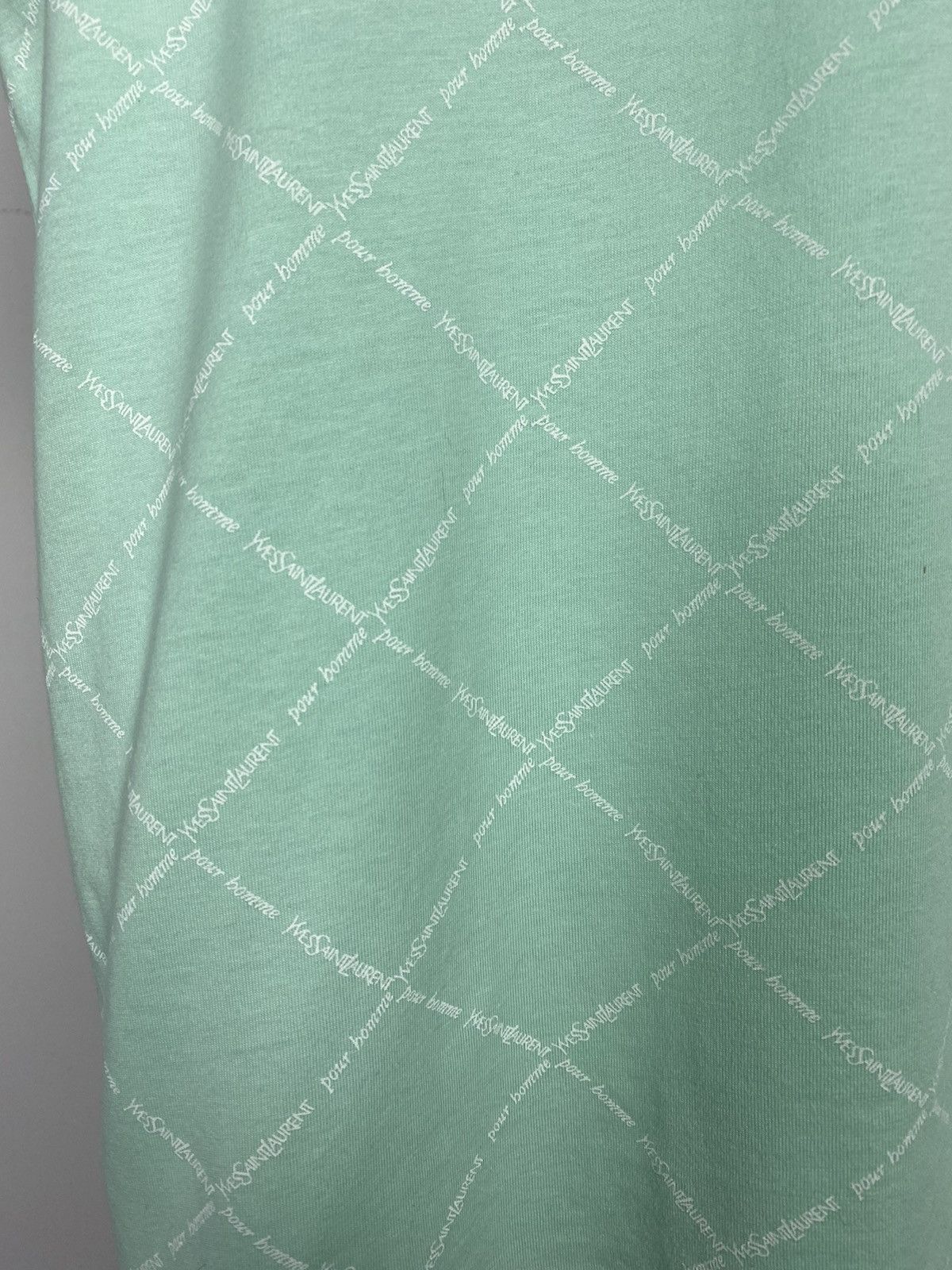 Vintage × Yves Saint Laurent Yves Saint Laurent vintage YSL multi logo monogram T-shirt Size US M / EU 48-50 / 2 - 7 Thumbnail