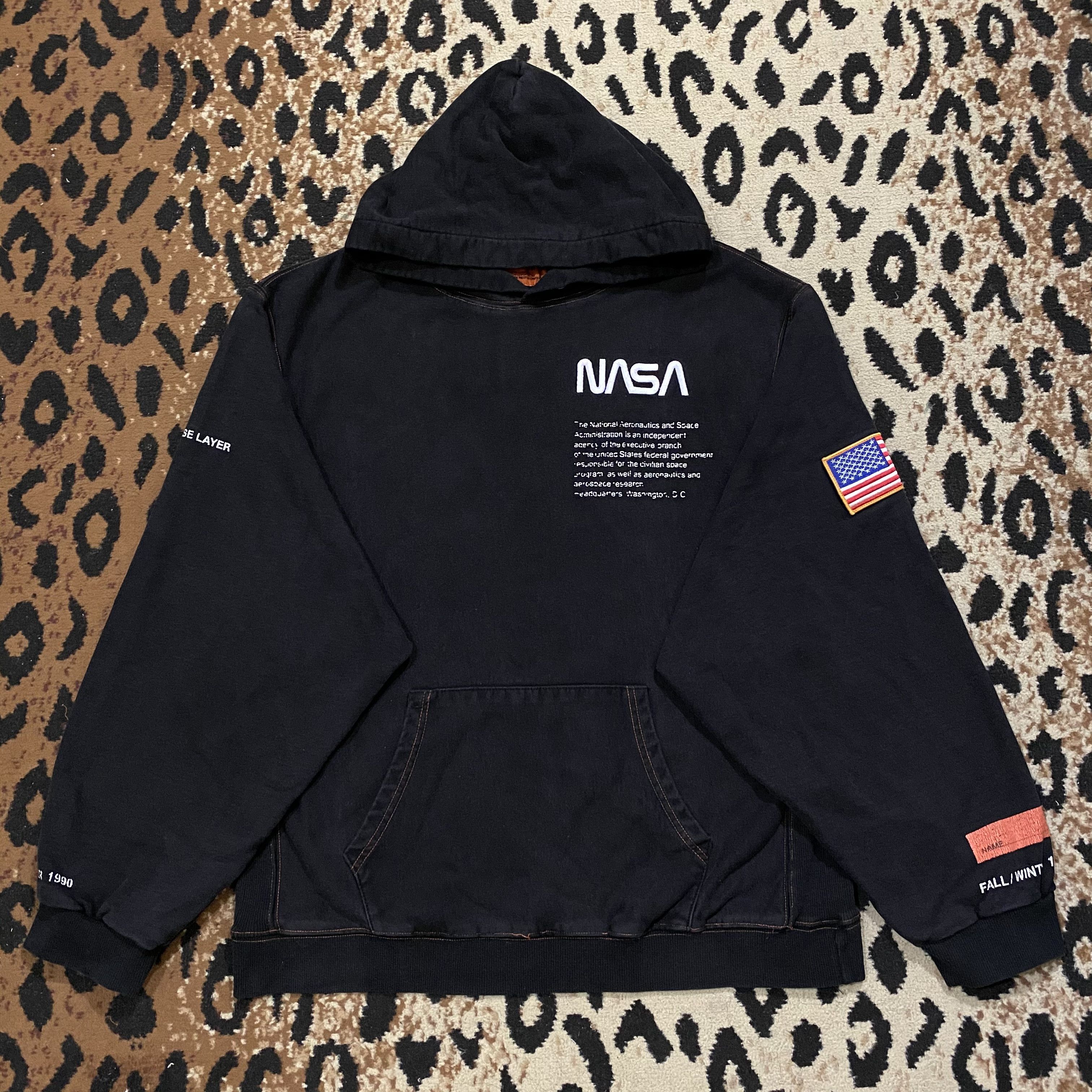 Heron preston outlet nasa hoodie fake