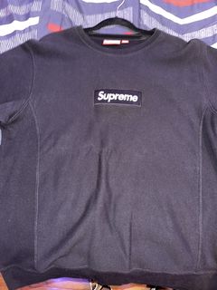 Supreme Supreme Box Logo Crewneck 2015 Black XL | Grailed