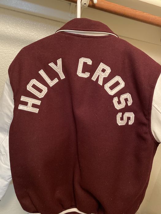 楽天3年連続年間1位 basketcase holy cross varsity jacket | www 