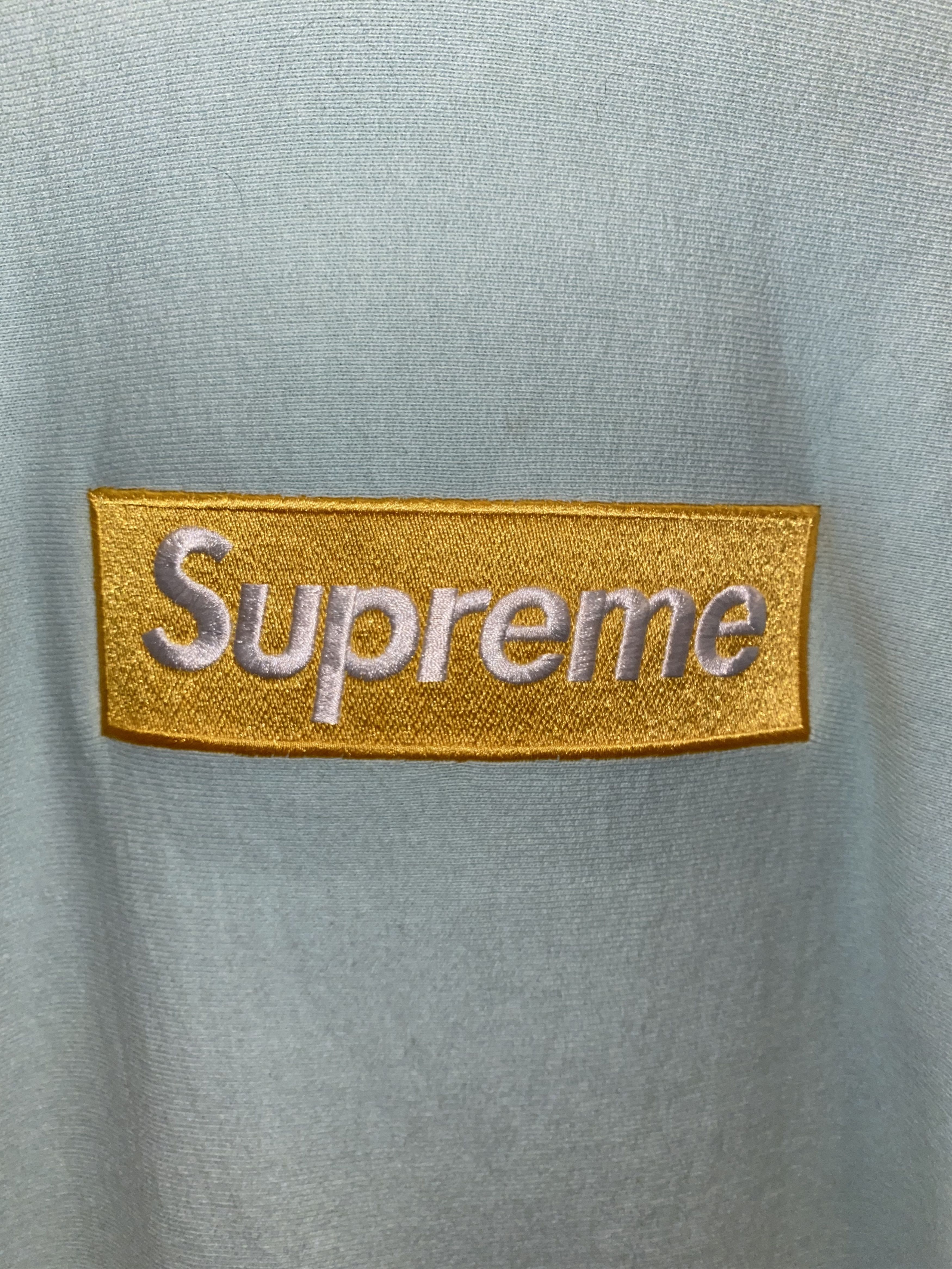 Supreme Supreme Box Logo Hoodie, FW 17 - Ice Blue | Grailed