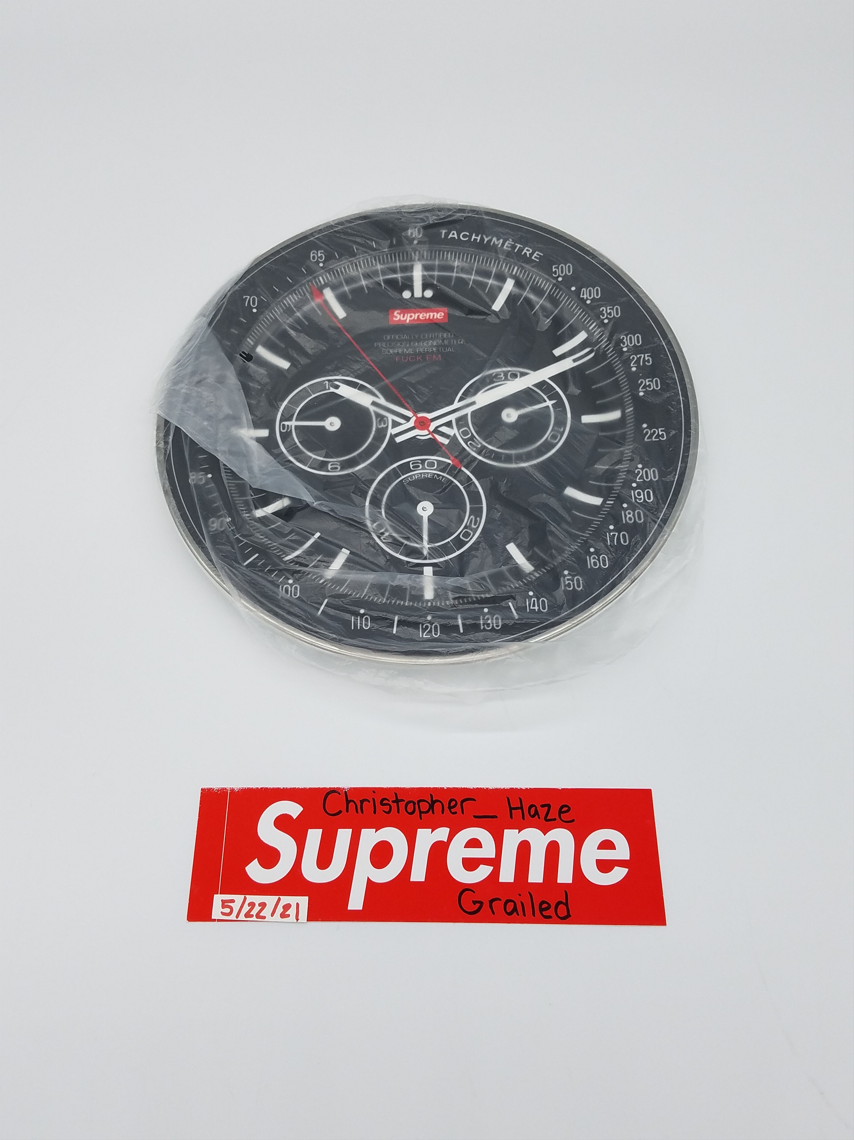 Supreme Watch Plate 2024 Confirmed Order✅