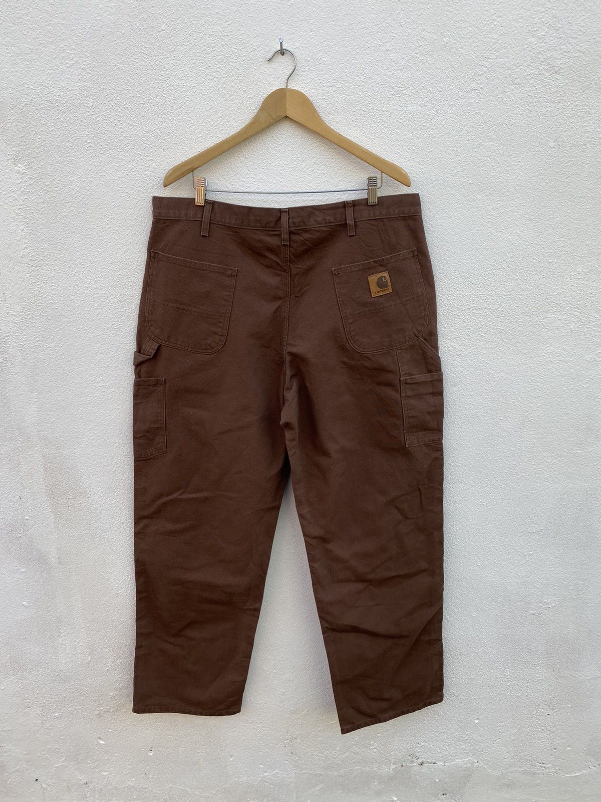 Vintage Carharrt work wear khakis tan size 39 trousers pants