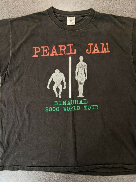 Vintage Vintage 2000 Pearl Jam Binaural World Tour Tshirt | Grailed