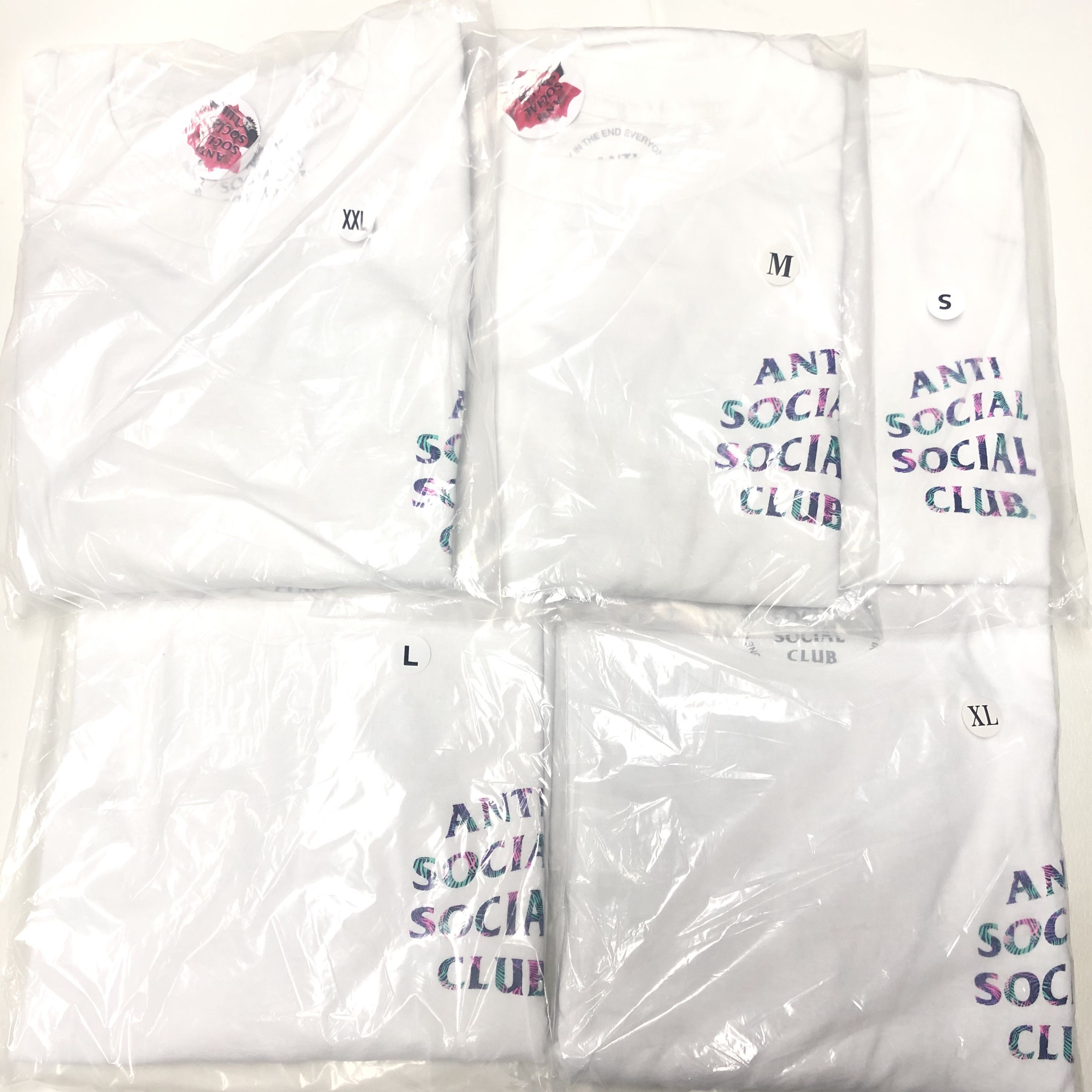 Anti Social Social Club × Members Only DS ASSC Kiss the wall White Tee BAPE KITH FTP FOG CDG OOTD Size US XL / EU 56 / 4 - 7 Thumbnail