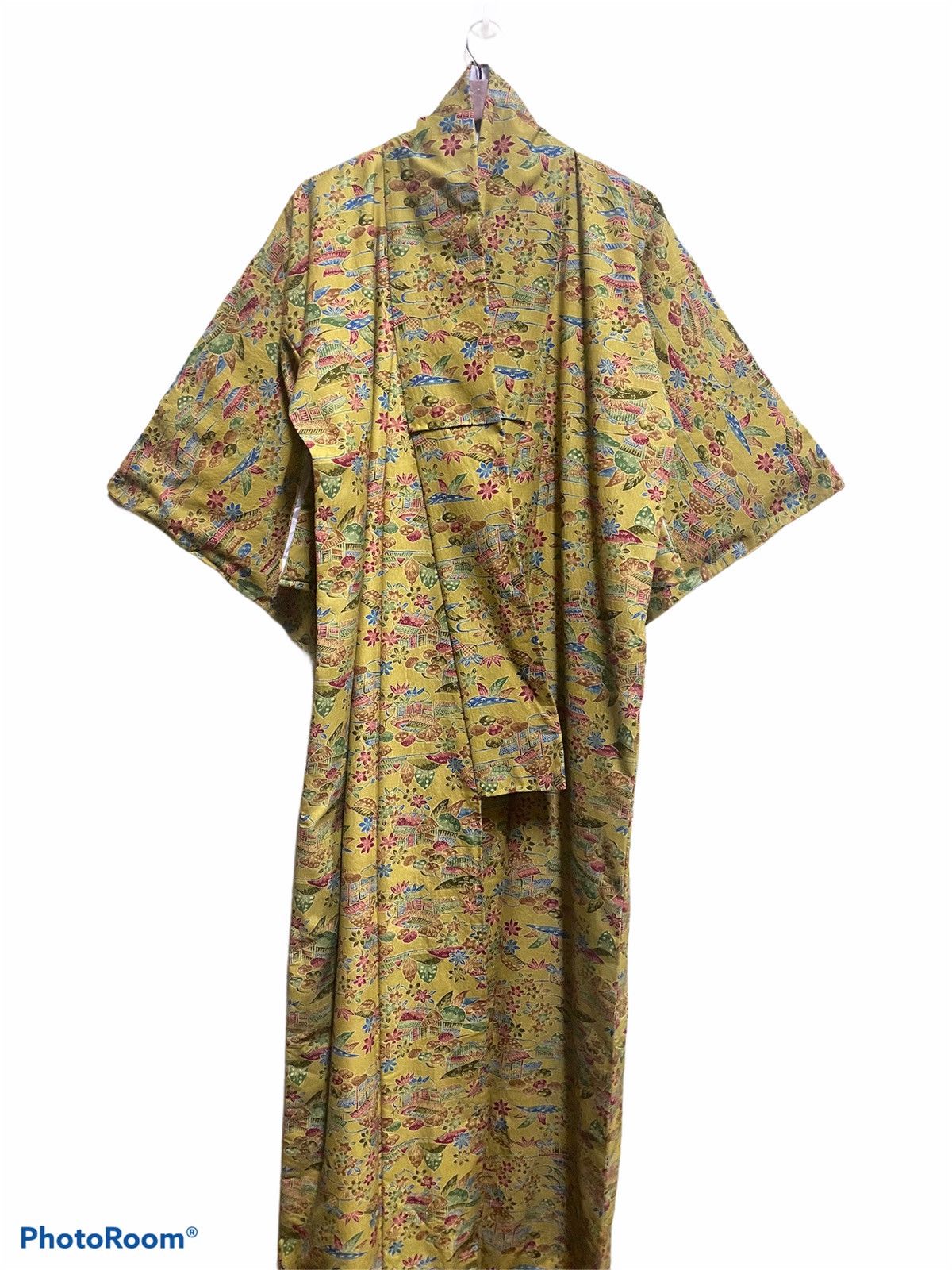 Japanese Brand Vintage 90s kimono robe floral pattern K9 Size US L / EU 52-54 / 3 - 1 Thumbnail