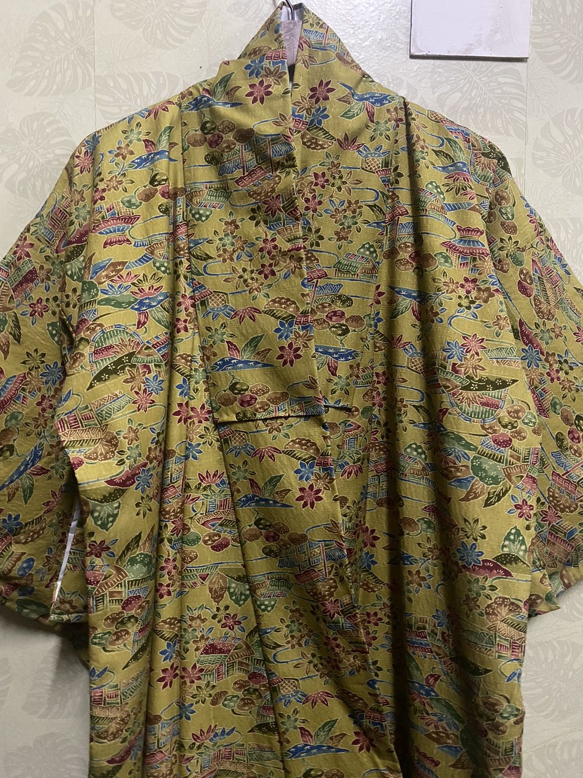 Japanese Brand Vintage 90s kimono robe floral pattern K9 Size US L / EU 52-54 / 3 - 3 Thumbnail