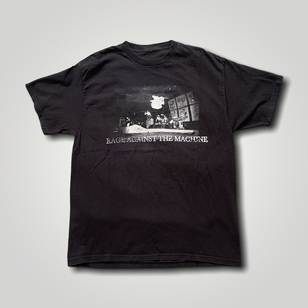 Rage Against The Machine Giant Graphic T-Shirt Size Rare