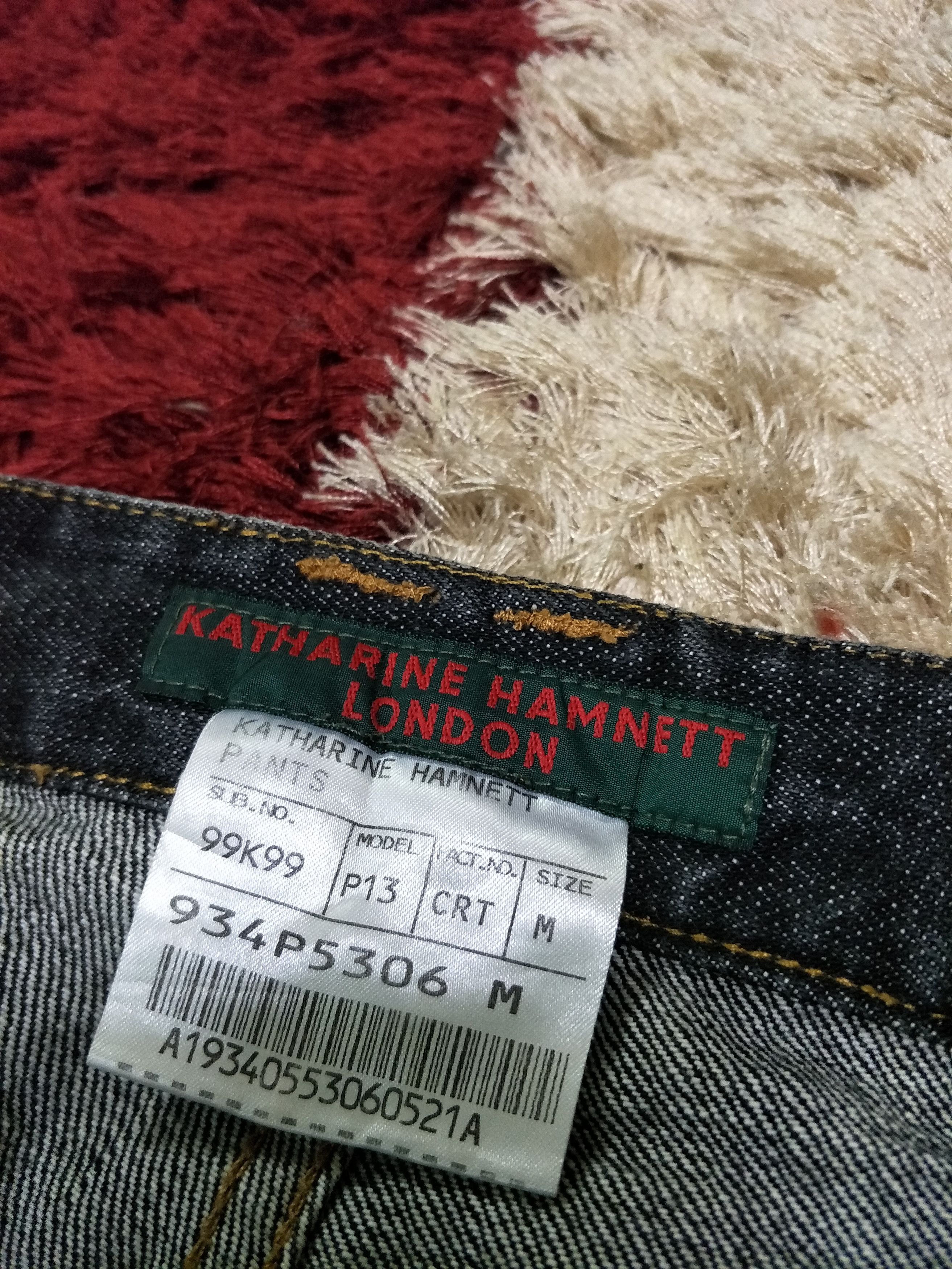 Katharine Hamnett London Black Hybrid Cargo Denim Size US 31 - 10 Thumbnail