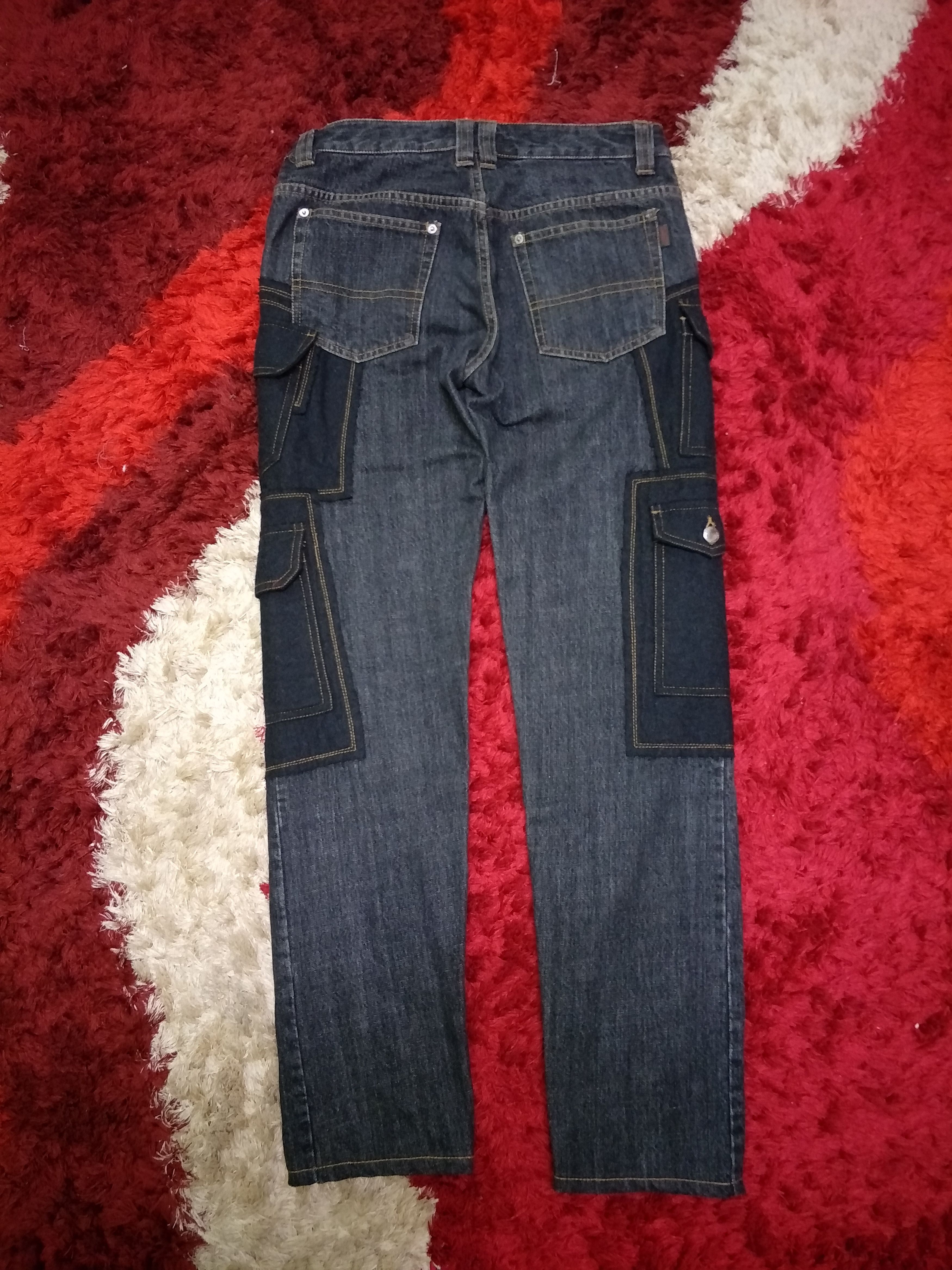 Katharine Hamnett London Black Hybrid Cargo Denim Size US 31 - 8 Thumbnail